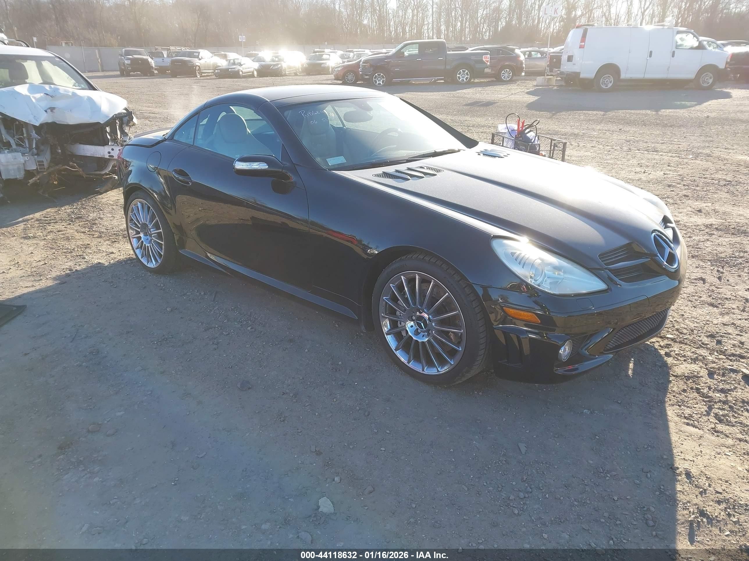 2006 Mercedes-benz Slk 55 Amg   Black vin: WDBWK73F06F105722