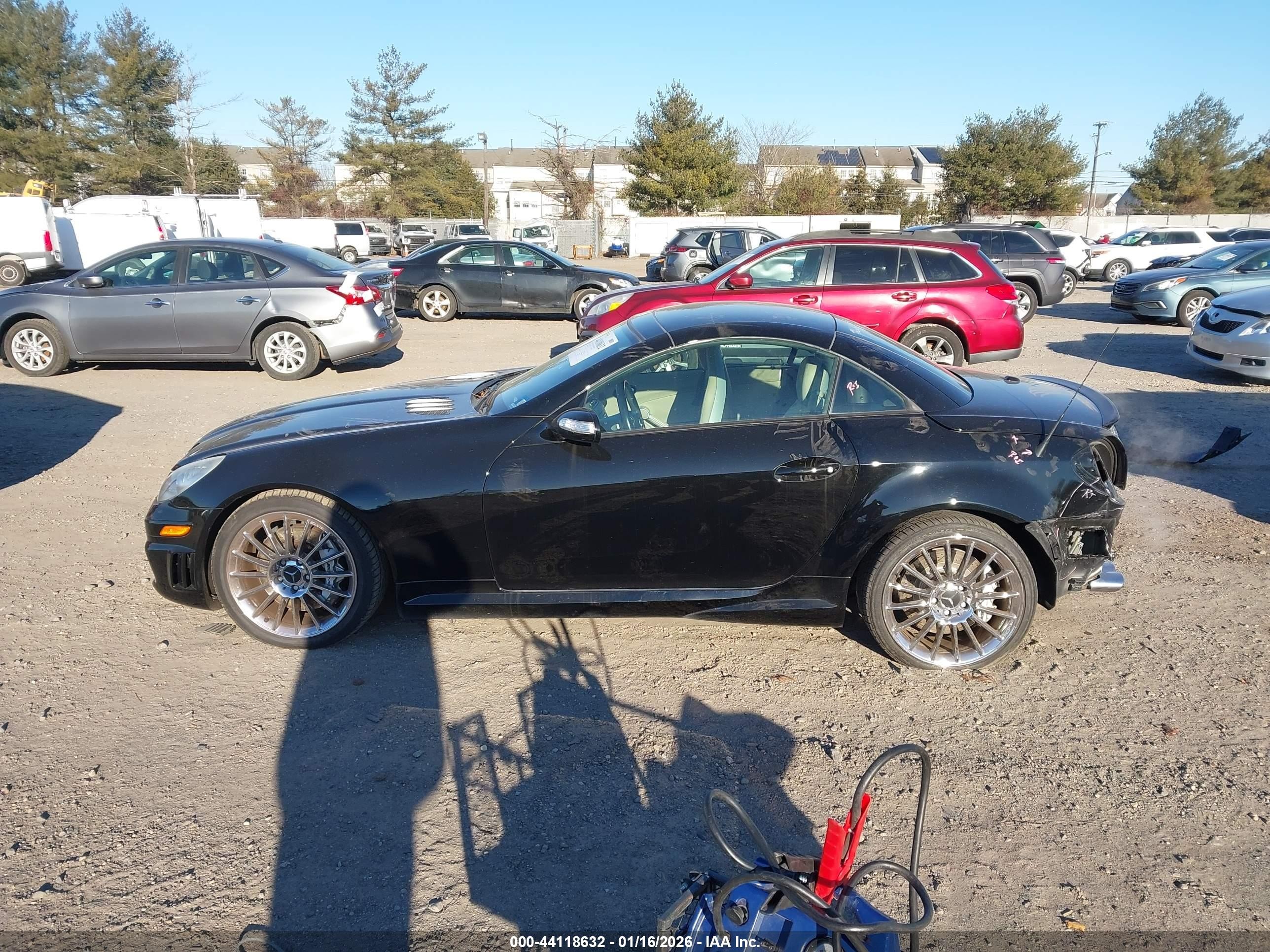2006 Mercedes-benz Slk 55 Amg   Black vin: WDBWK73F06F105722