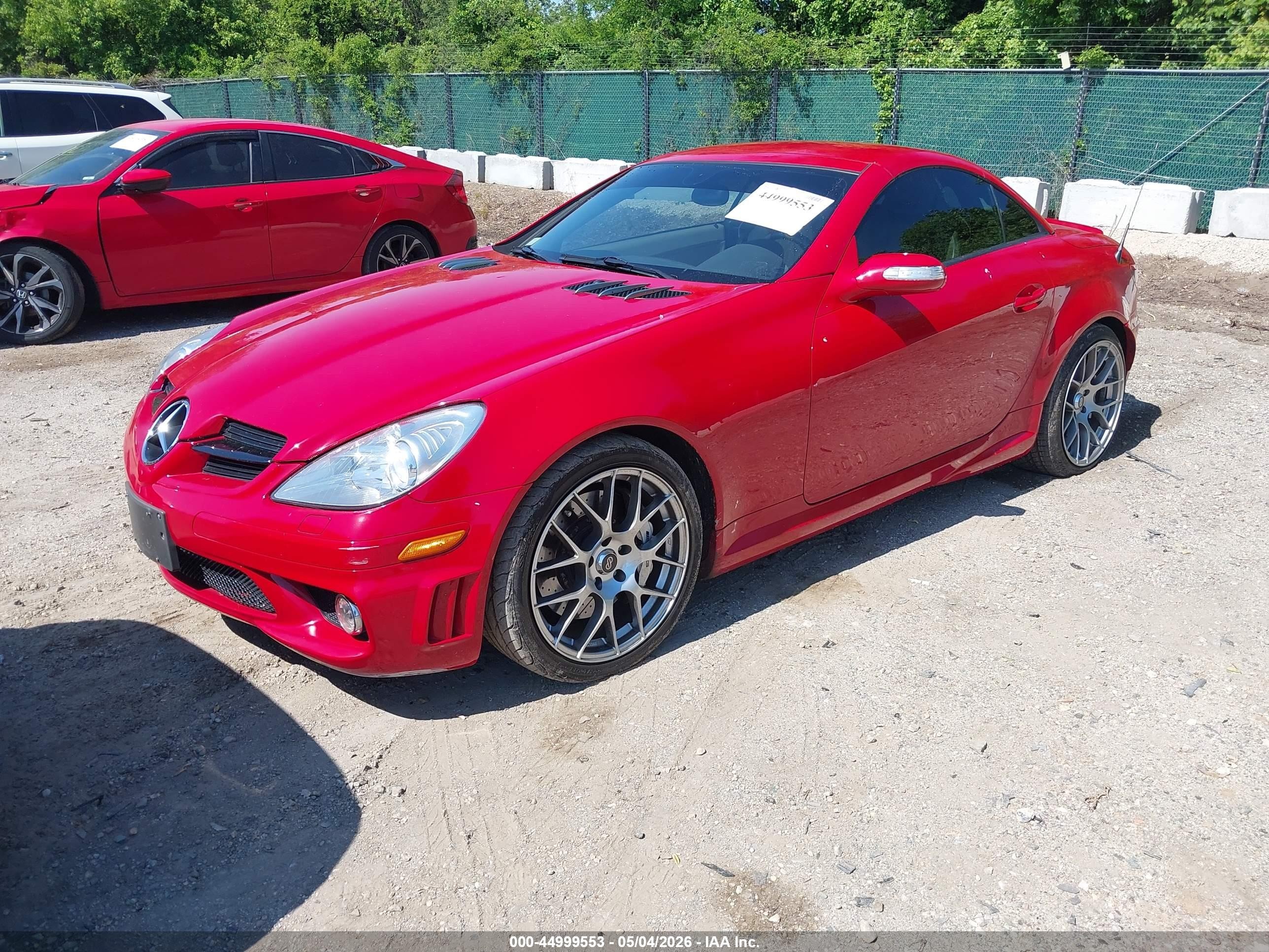 2006 Mercedes-benz Slk 55 Amg   Red vin: WDBWK73F36F083909