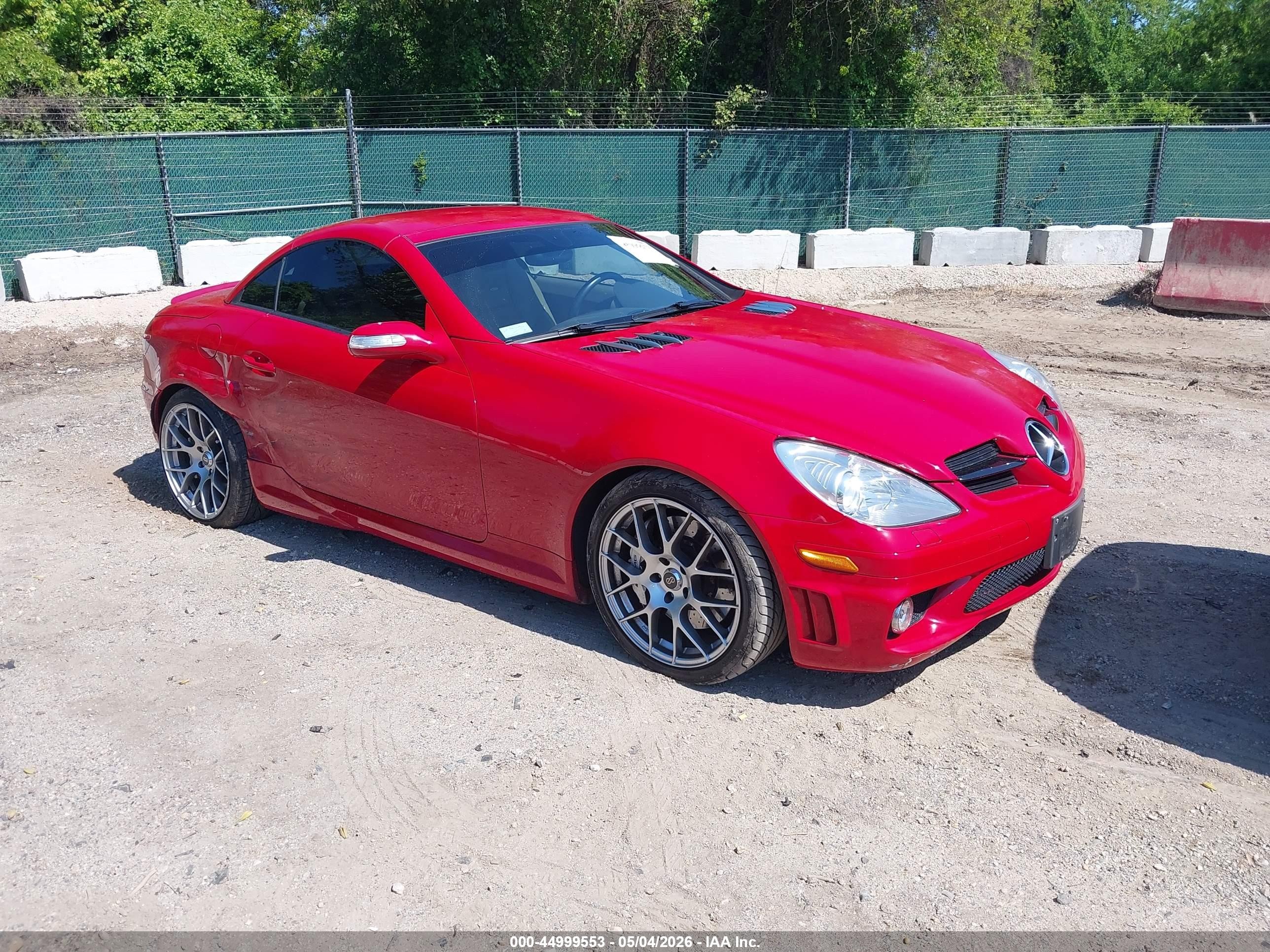 2006 Mercedes-benz Slk 55 Amg   Red vin: WDBWK73F36F083909