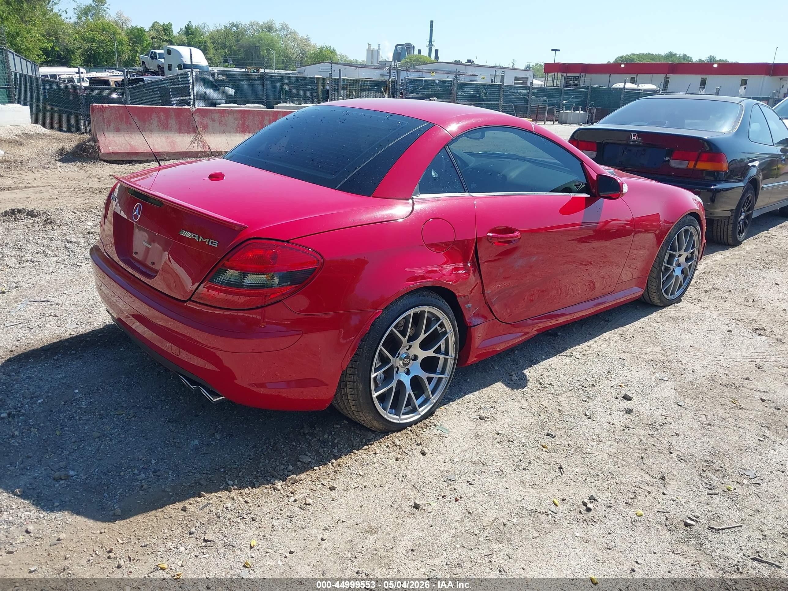 2006 Mercedes-benz Slk 55 Amg   Red vin: WDBWK73F36F083909
