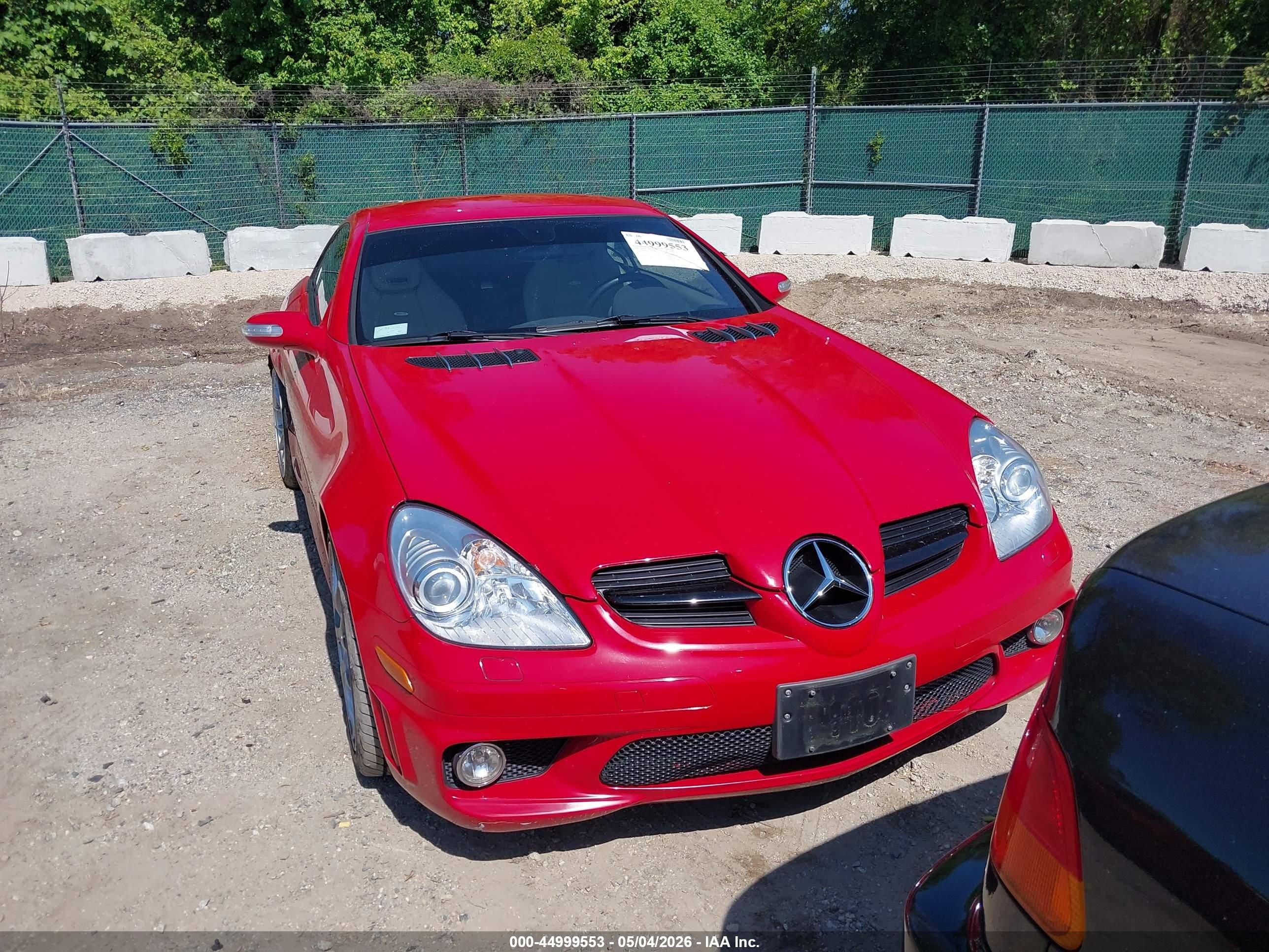2006 Mercedes-benz Slk 55 Amg   Red vin: WDBWK73F36F083909