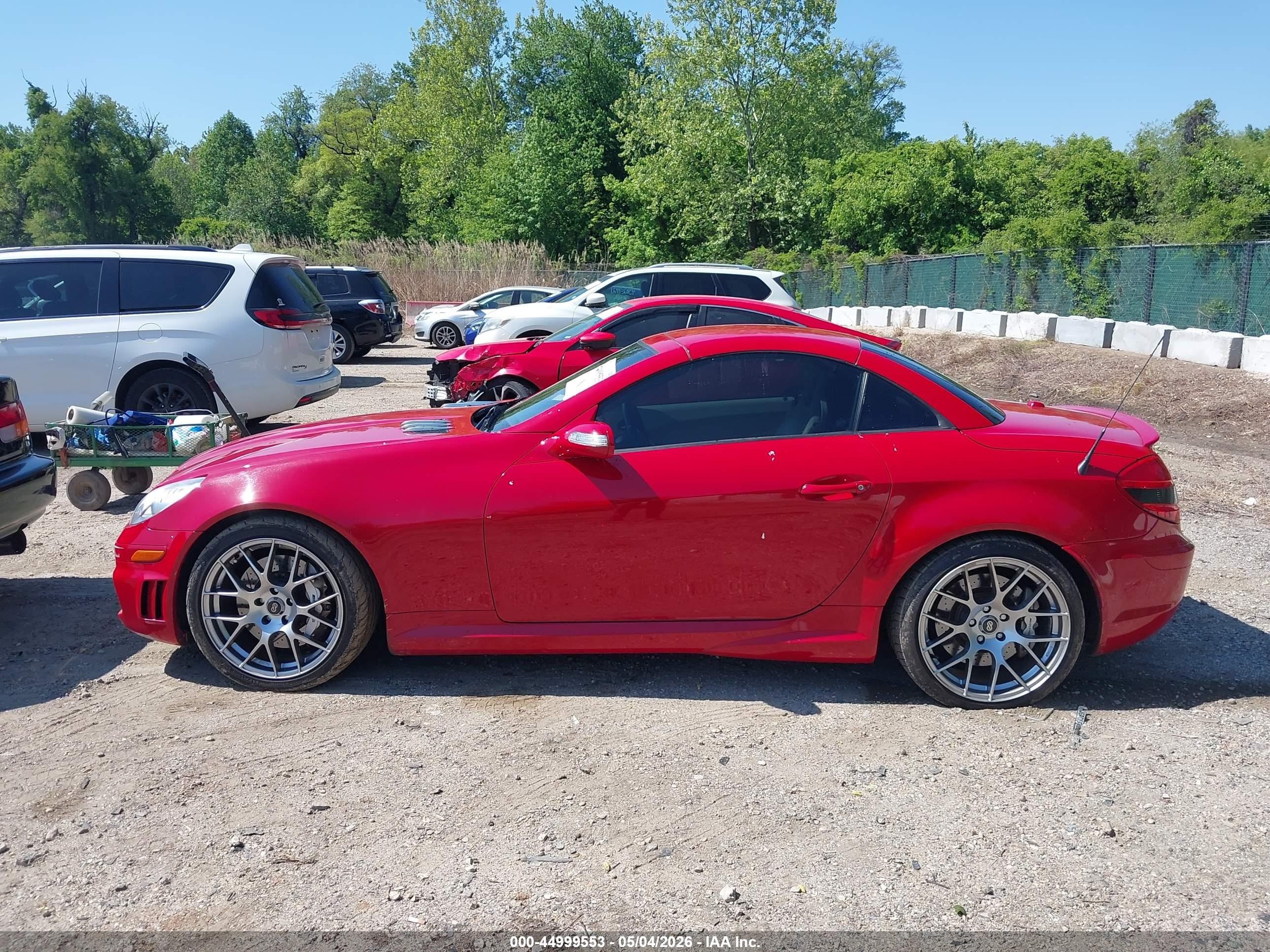 2006 Mercedes-benz Slk 55 Amg   Red vin: WDBWK73F36F083909