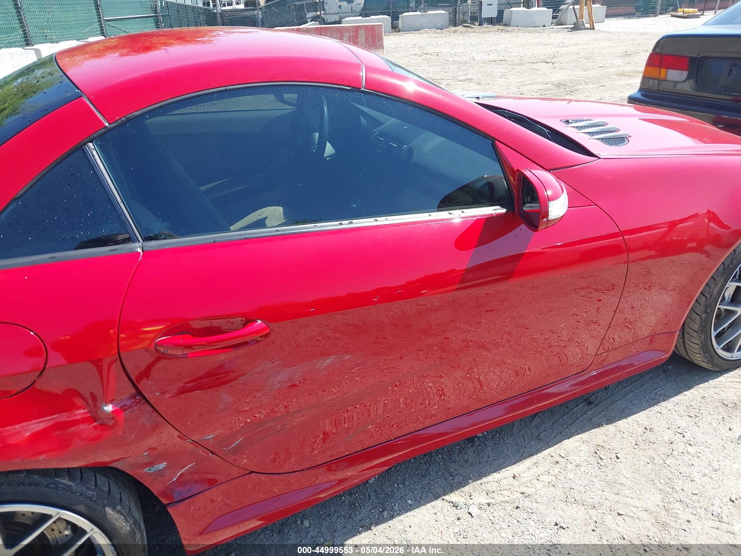 2006 Mercedes-benz Slk 55 Amg   Red vin: WDBWK73F36F083909