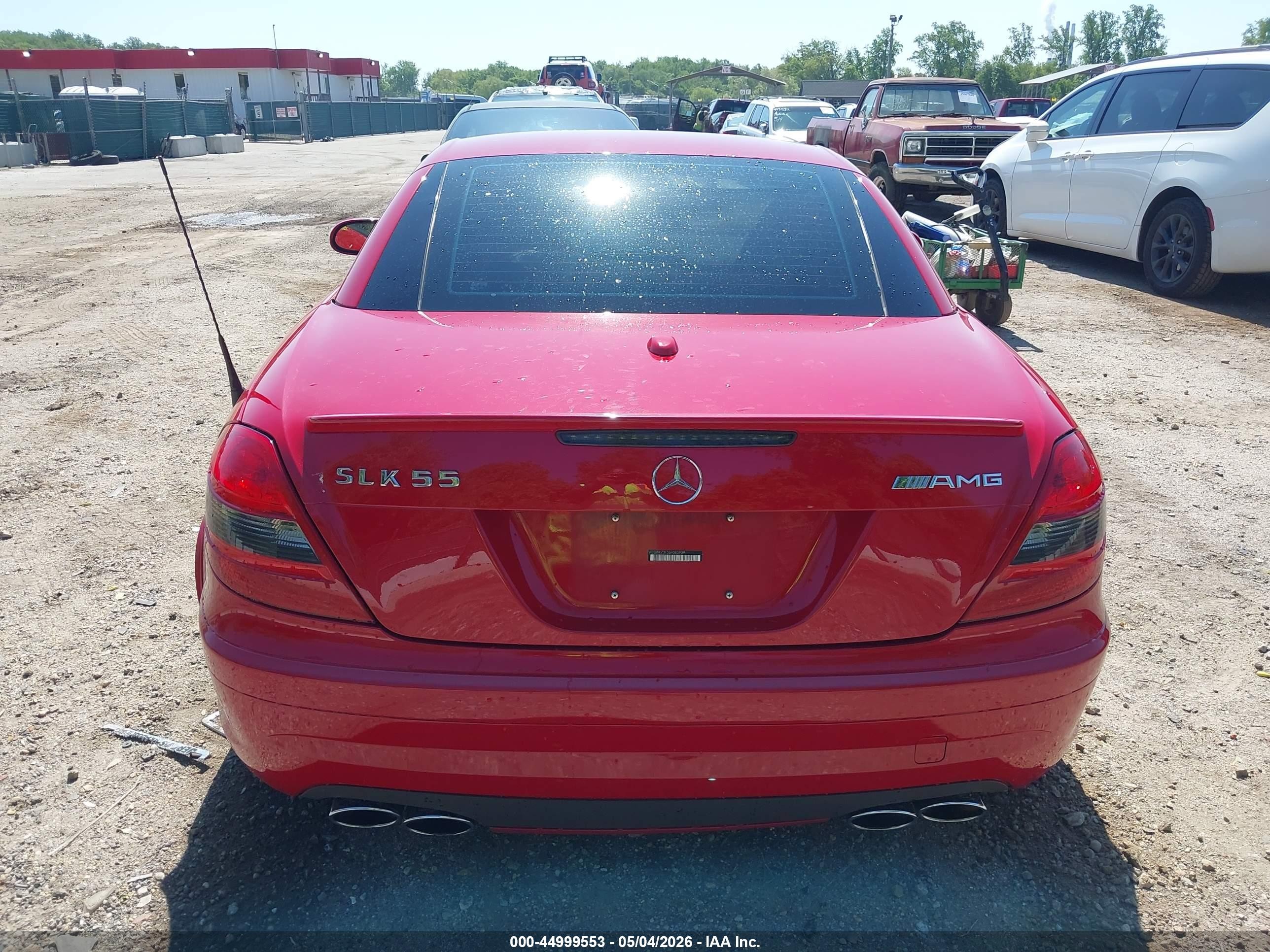 2006 Mercedes-benz Slk 55 Amg   Red vin: WDBWK73F36F083909