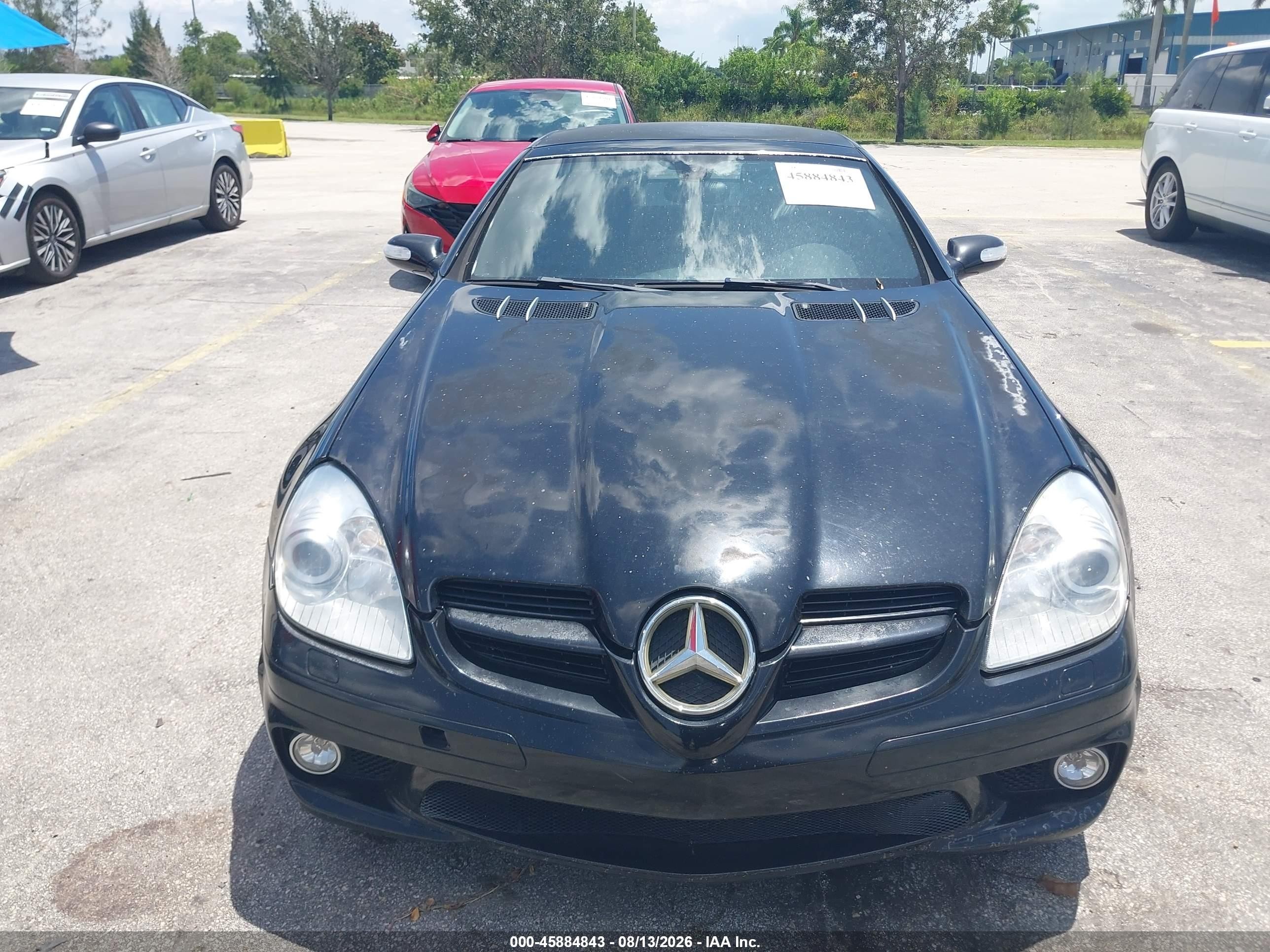 2006 Mercedes-benz Slk 55 Amg   Black vin: WDBWK73F46F112544
