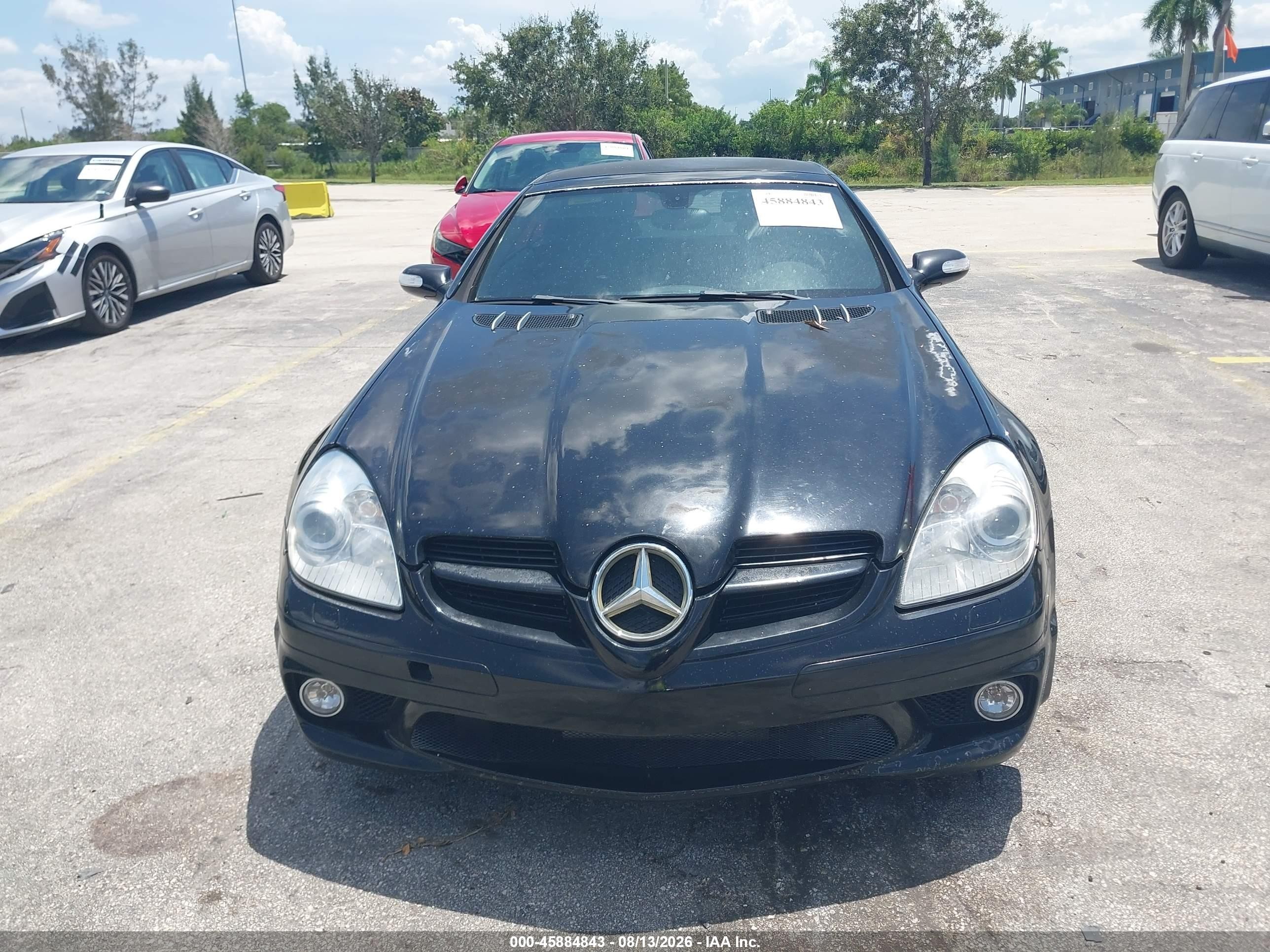 2006 Mercedes-benz Slk 55 Amg   Black vin: WDBWK73F46F112544