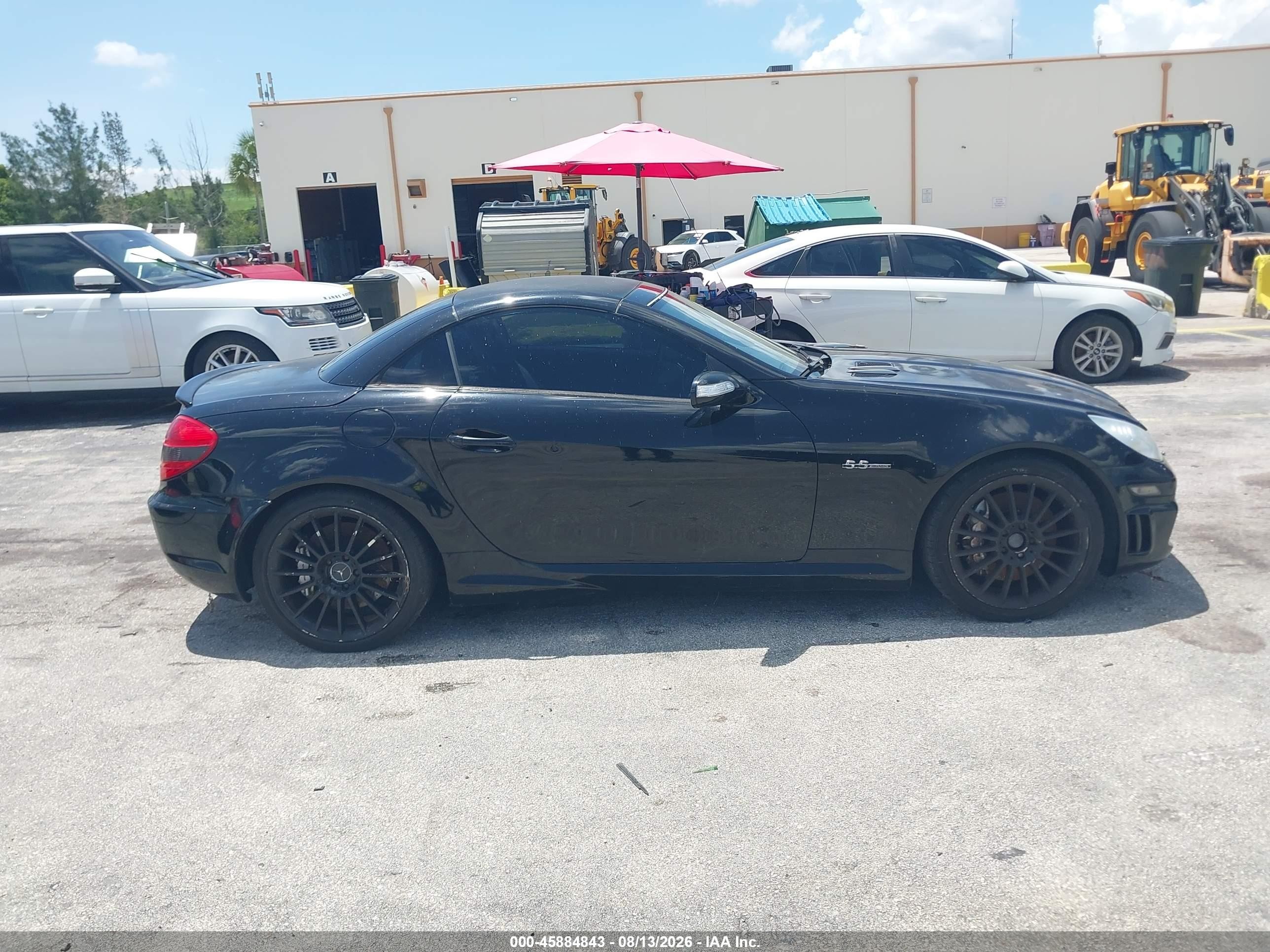 2006 Mercedes-benz Slk 55 Amg   Black vin: WDBWK73F46F112544