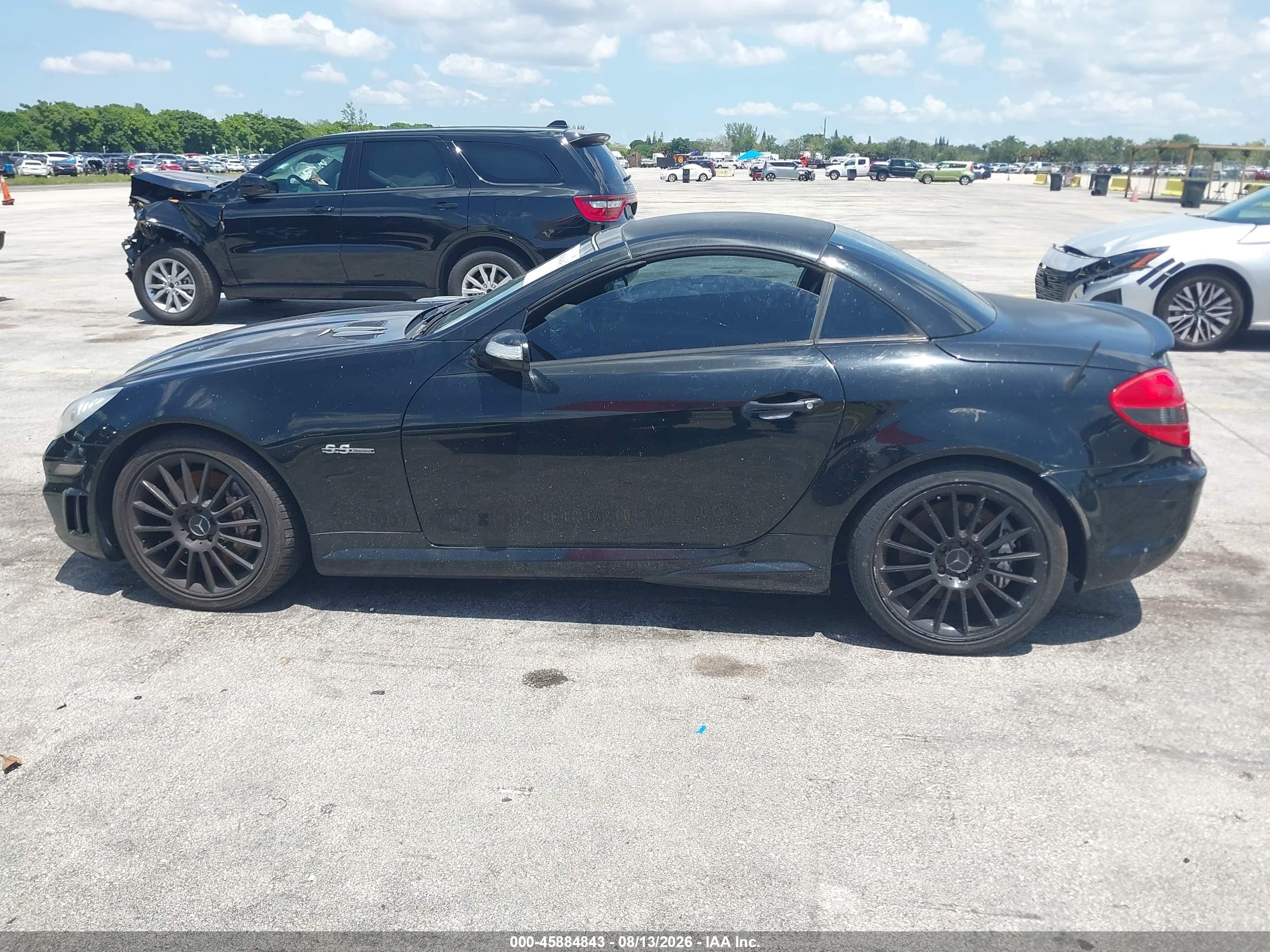2006 Mercedes-benz Slk 55 Amg   Black vin: WDBWK73F46F112544