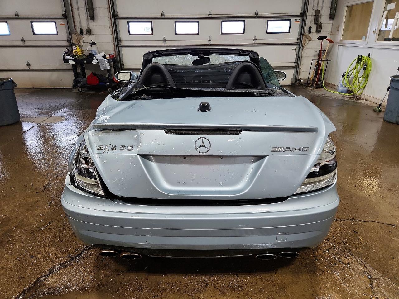 2005 Mercedes-benz Slk 55 Amg Blue vin: WDBWK73F55F060081