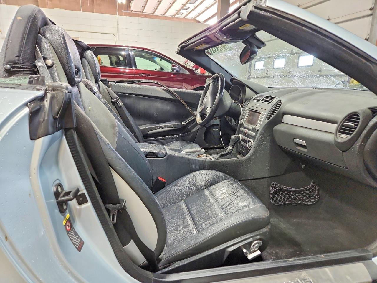 2005 Mercedes-benz Slk 55 Amg Blue vin: WDBWK73F55F060081