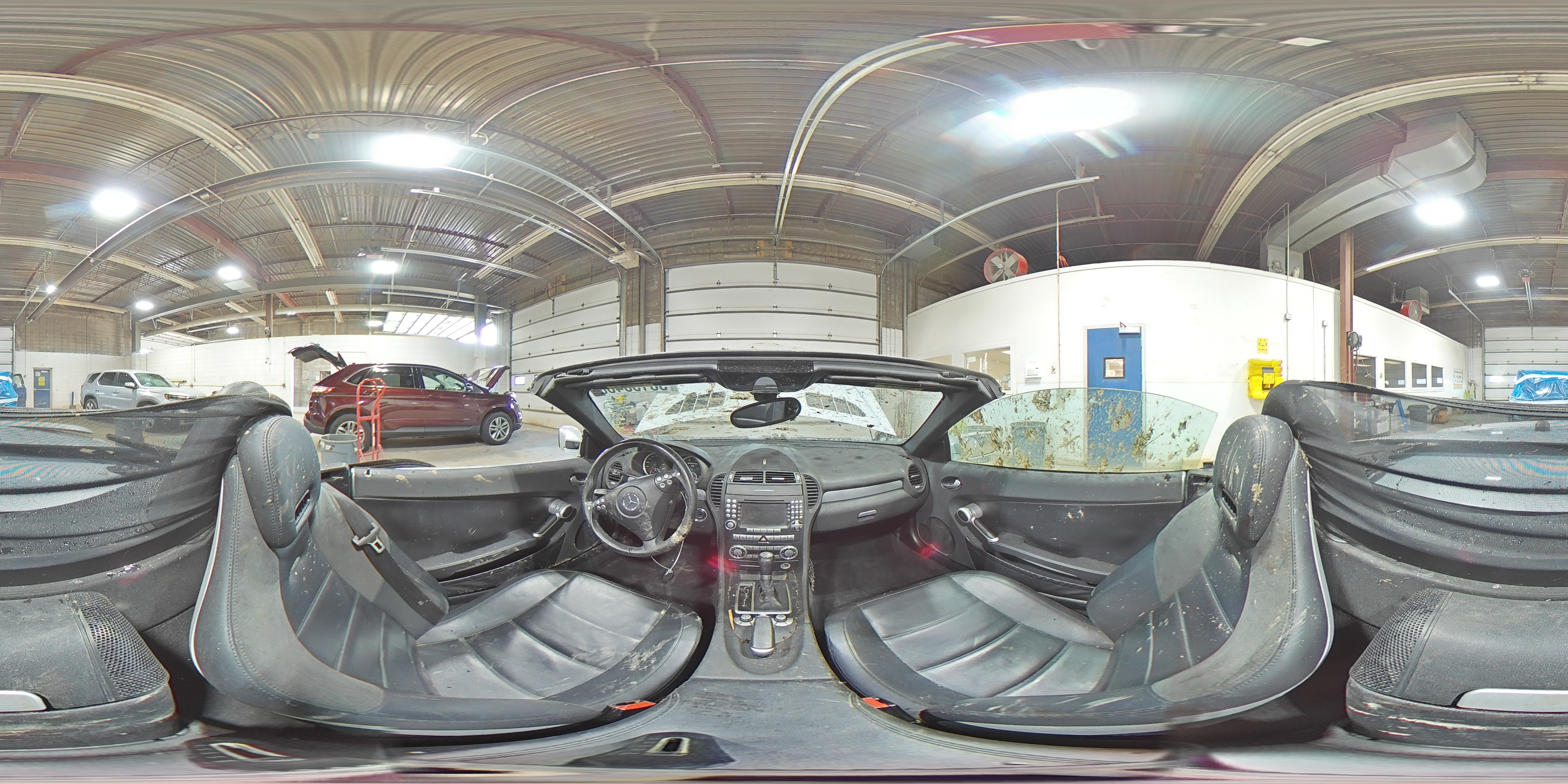 2005 Mercedes-benz Slk 55 Amg Blue vin: WDBWK73F55F060081
