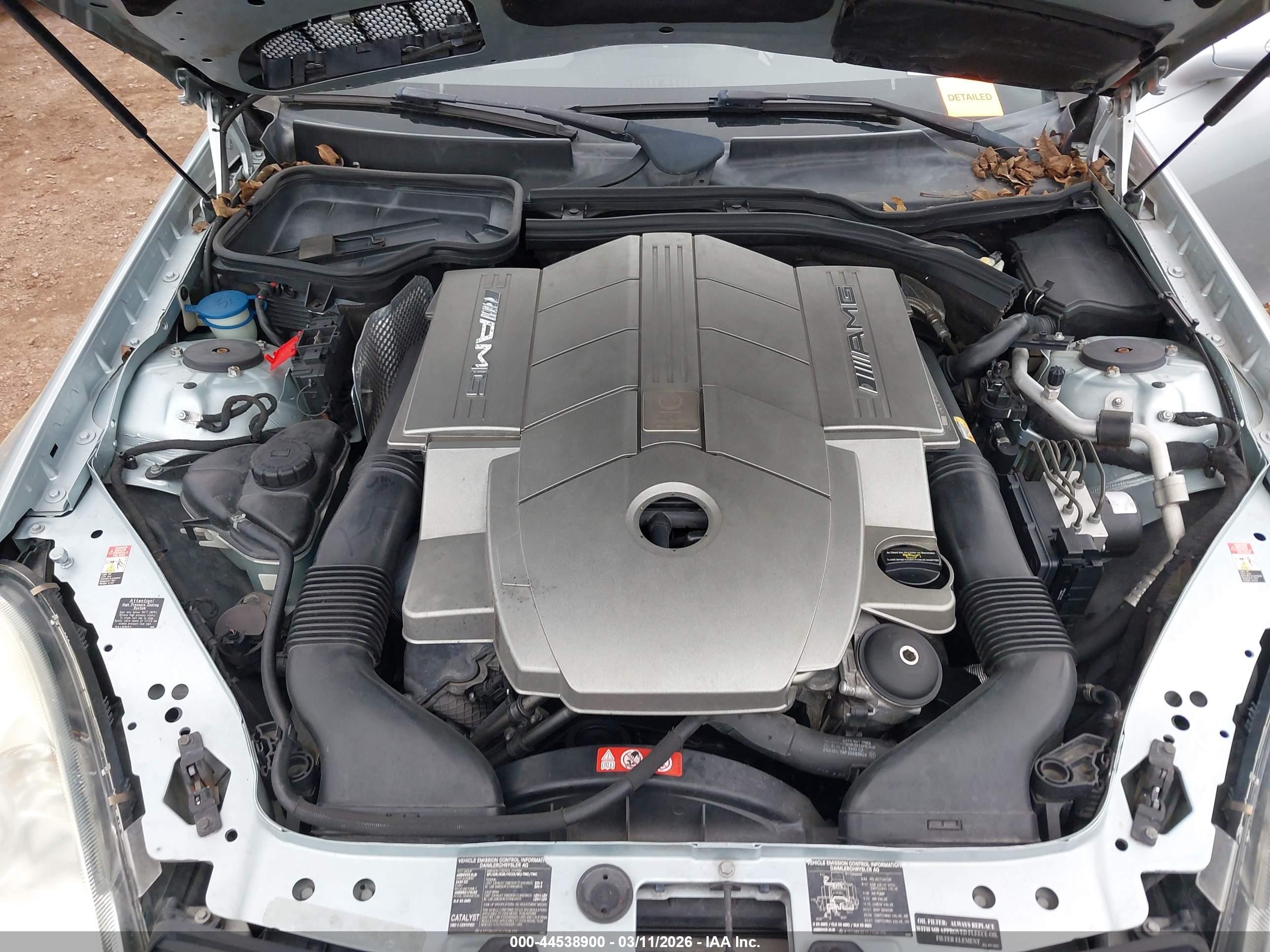 2006 Mercedes-benz Slk 55 Amg   Silver vin: WDBWK73F66F080647