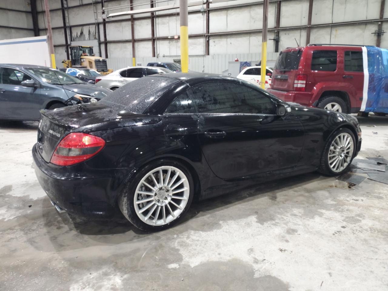 2007 Mercedes-benz Slk 55 Amg Black vin: WDBWK73F77F143224