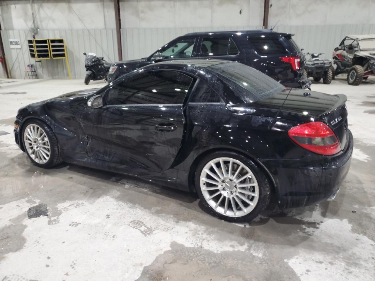2007 Mercedes-benz Slk 55 Amg Black vin: WDBWK73F77F143224