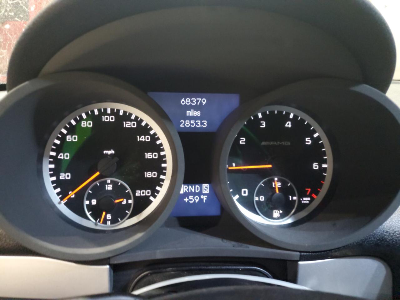 2007 Mercedes-benz Slk 55 Amg Black vin: WDBWK73F77F143224
