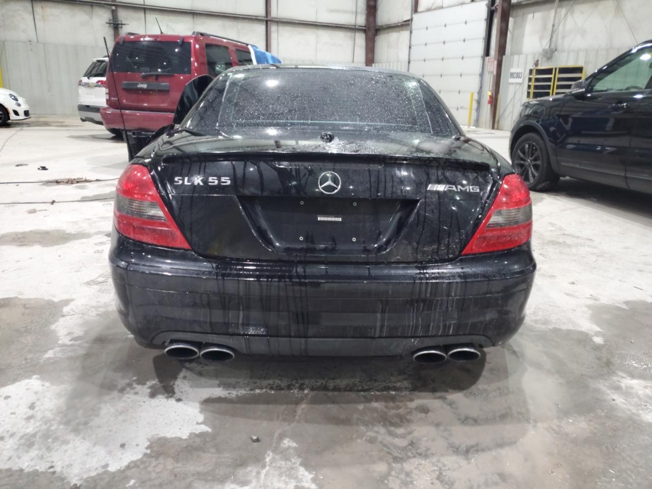 2007 Mercedes-benz Slk 55 Amg Black vin: WDBWK73F77F143224