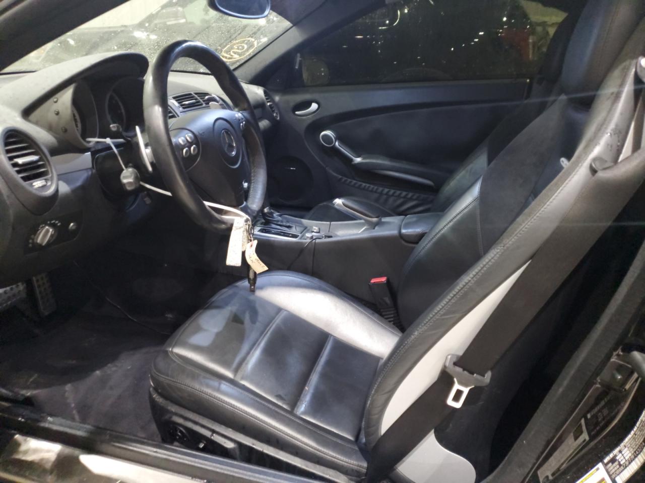 2007 Mercedes-benz Slk 55 Amg Black vin: WDBWK73F77F143224