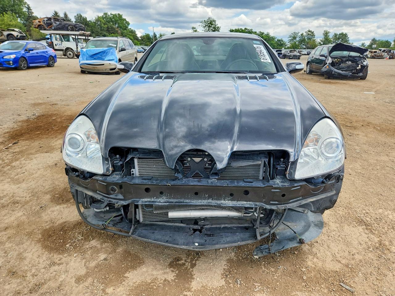 2005 Mercedes-benz Slk 55 Amg Black vin: WDBWK73FX5F075000