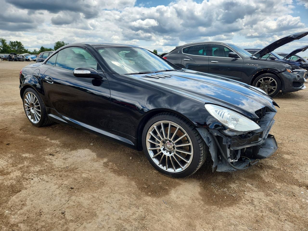 2005 Mercedes-benz Slk 55 Amg Black vin: WDBWK73FX5F075000