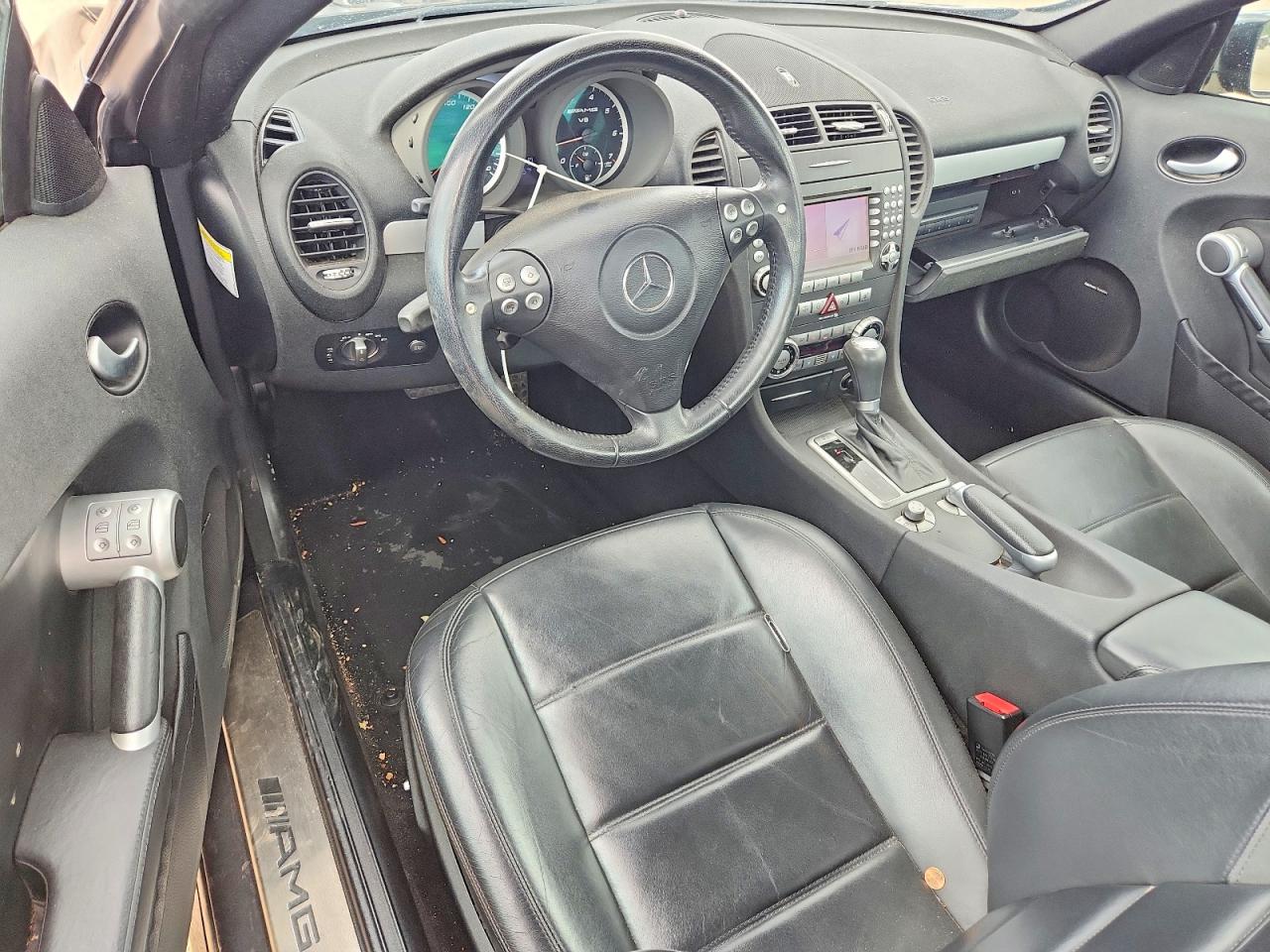 2005 Mercedes-benz Slk 55 Amg Black vin: WDBWK73FX5F075000