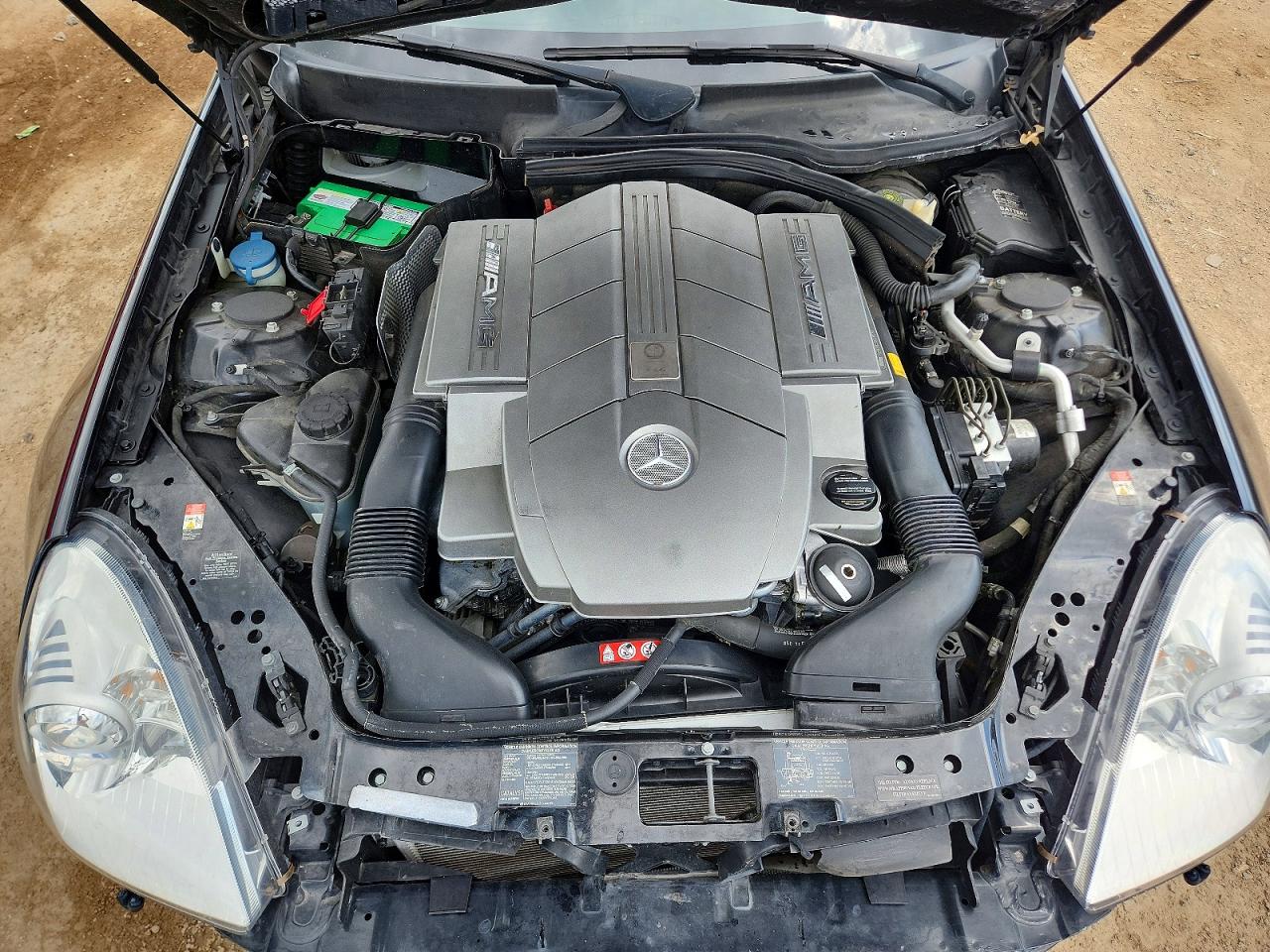 2005 Mercedes-benz Slk 55 Amg Black vin: WDBWK73FX5F075000