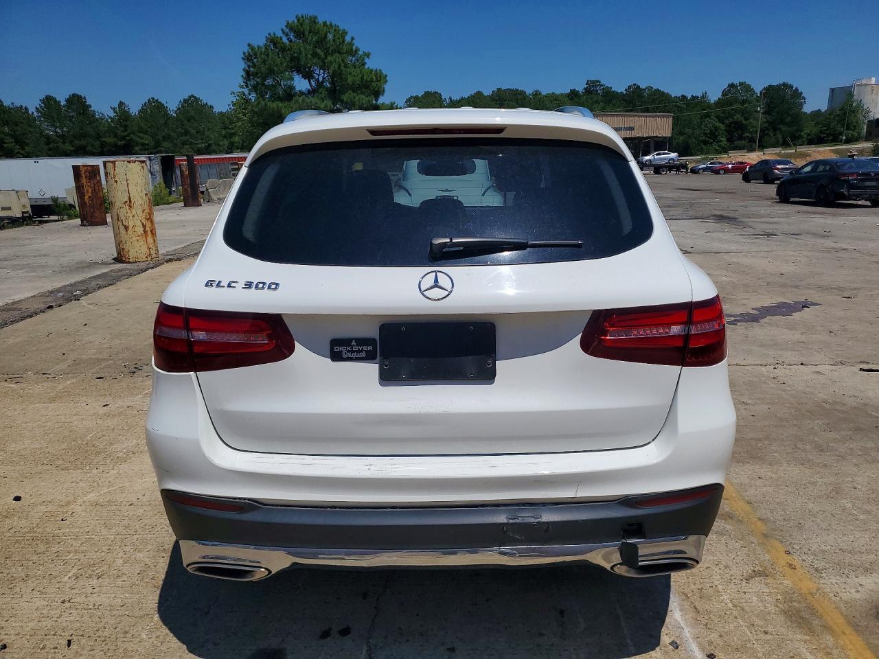2019 Mercedes-benz Glc 300 Белый vin: WDC0G4JB4KV162510