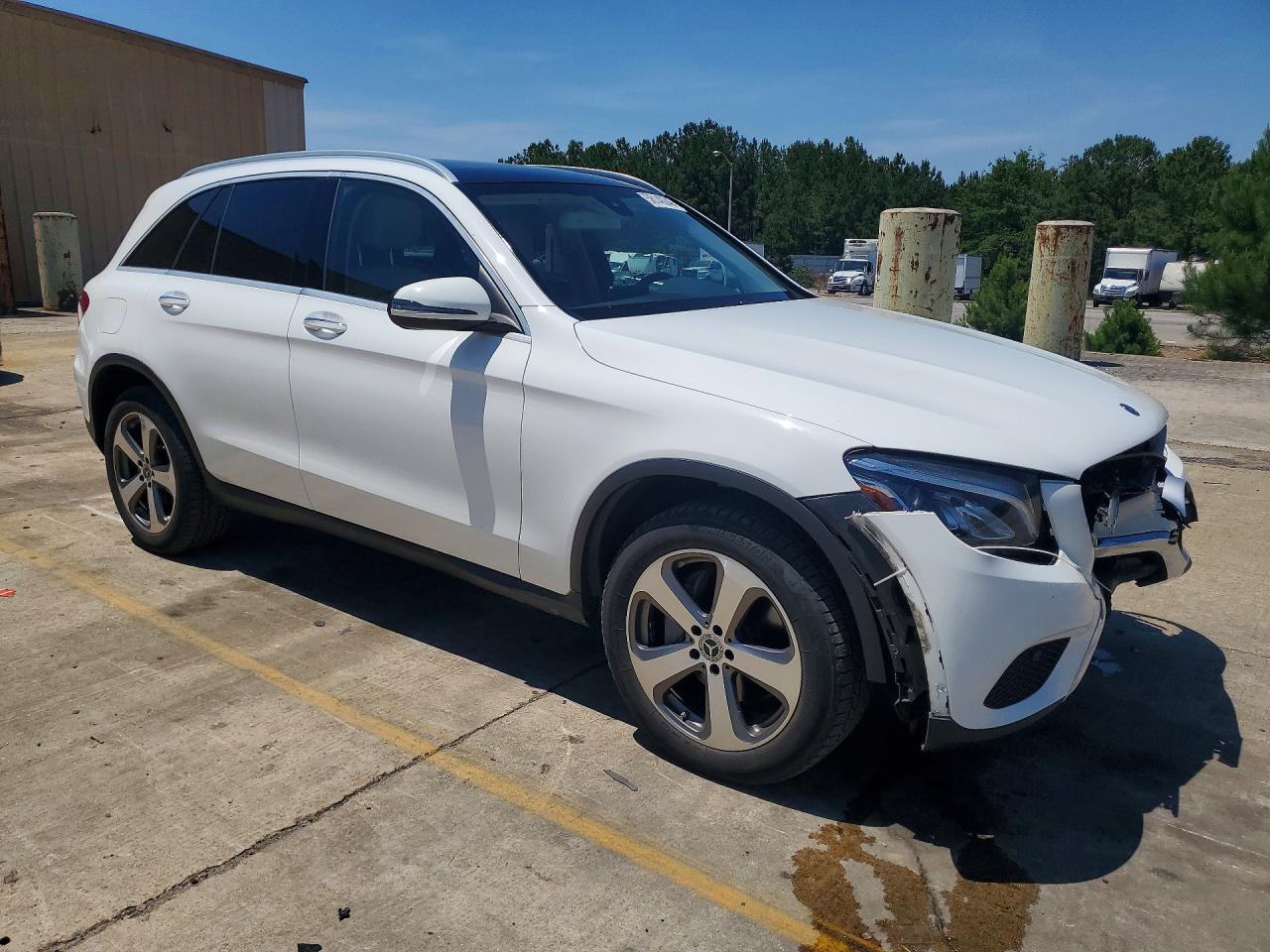 2019 Mercedes-benz Glc 300 Белый vin: WDC0G4JB4KV162510