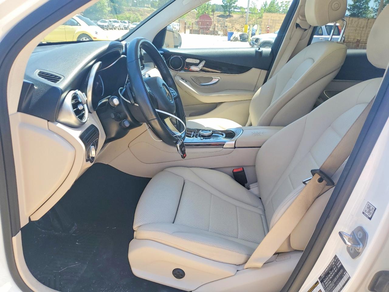 2019 Mercedes-benz Glc 300 Белый vin: WDC0G4JB4KV162510