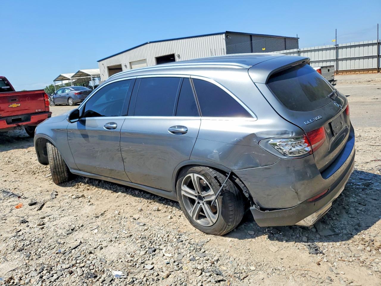 2017 Mercedes-benz Glc 300 Gray vin: WDC0G4JB5HF129356
