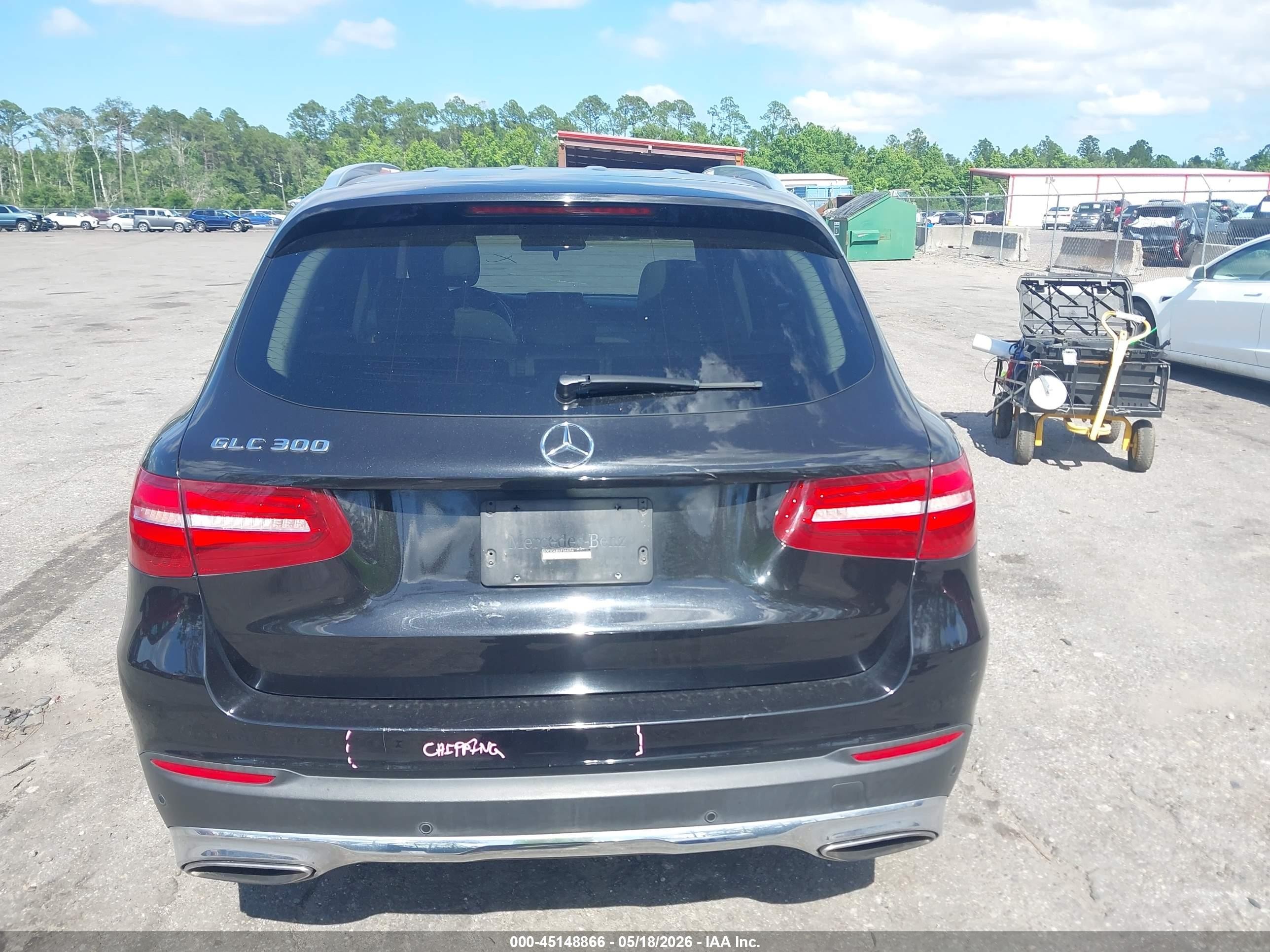 2018 Mercedes-benz Glc 300   Black vin: WDC0G4JB5JF364054