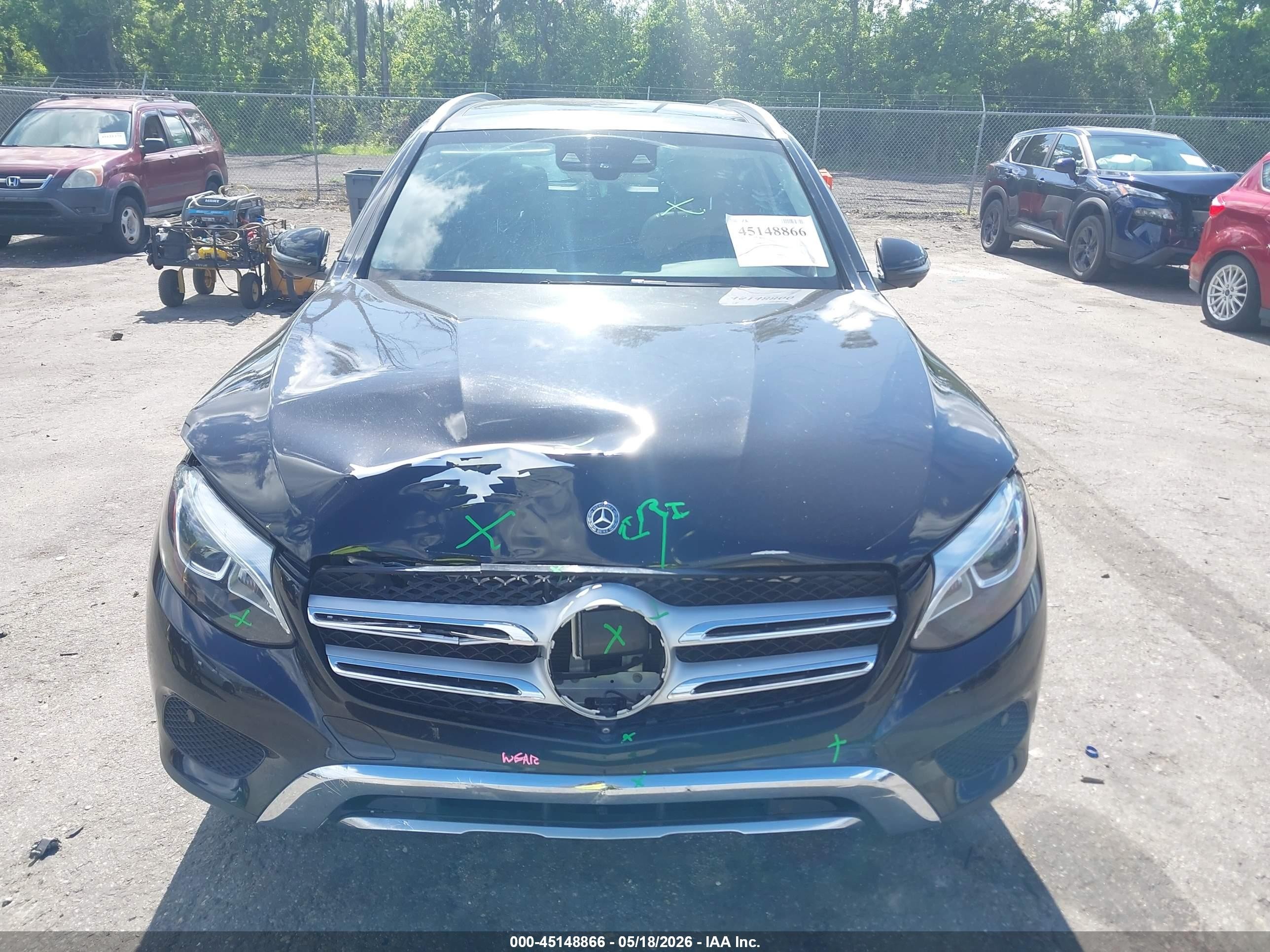 2018 Mercedes-benz Glc 300   Black vin: WDC0G4JB5JF364054