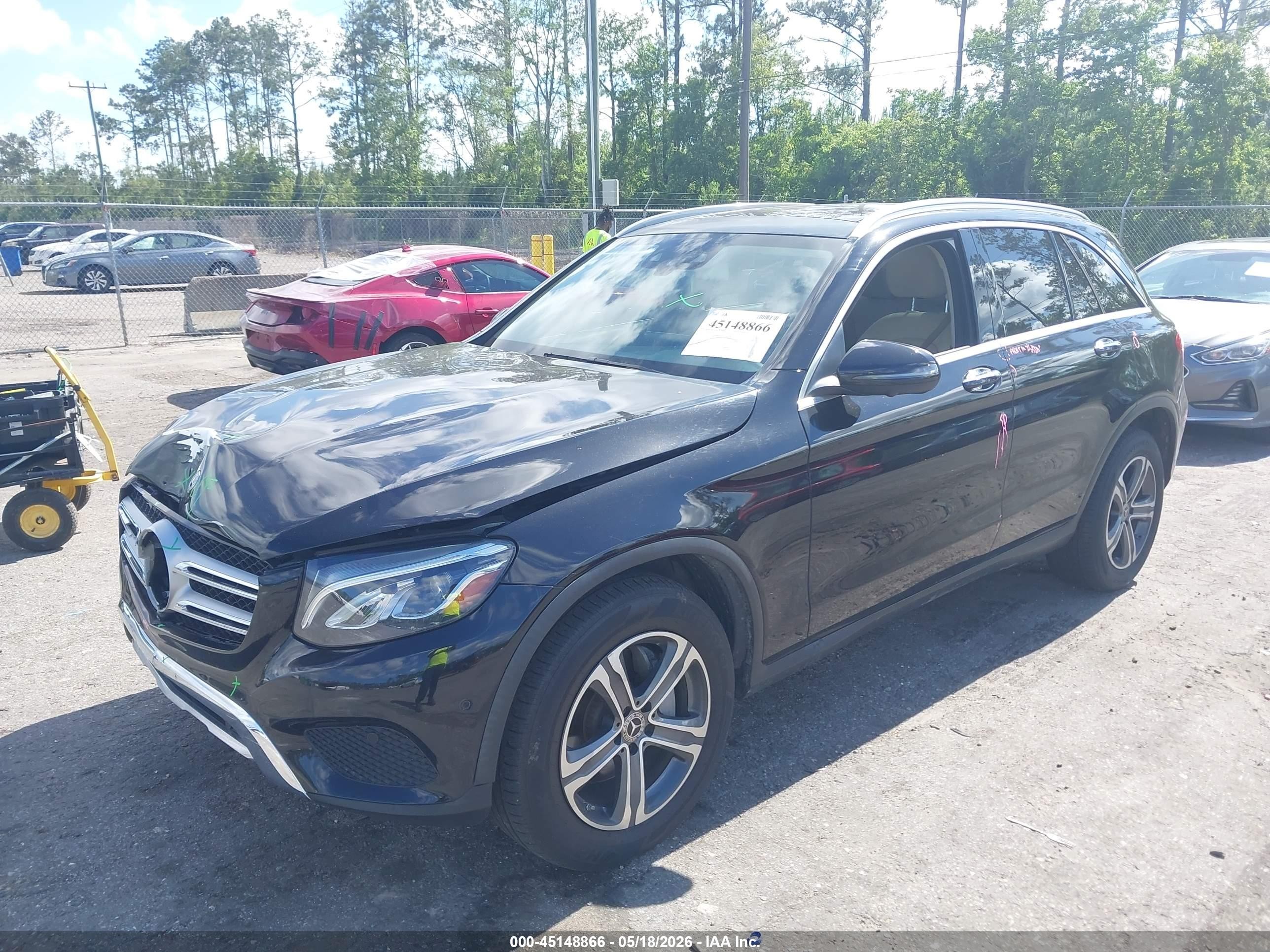 2018 Mercedes-benz Glc 300   Black vin: WDC0G4JB5JF364054