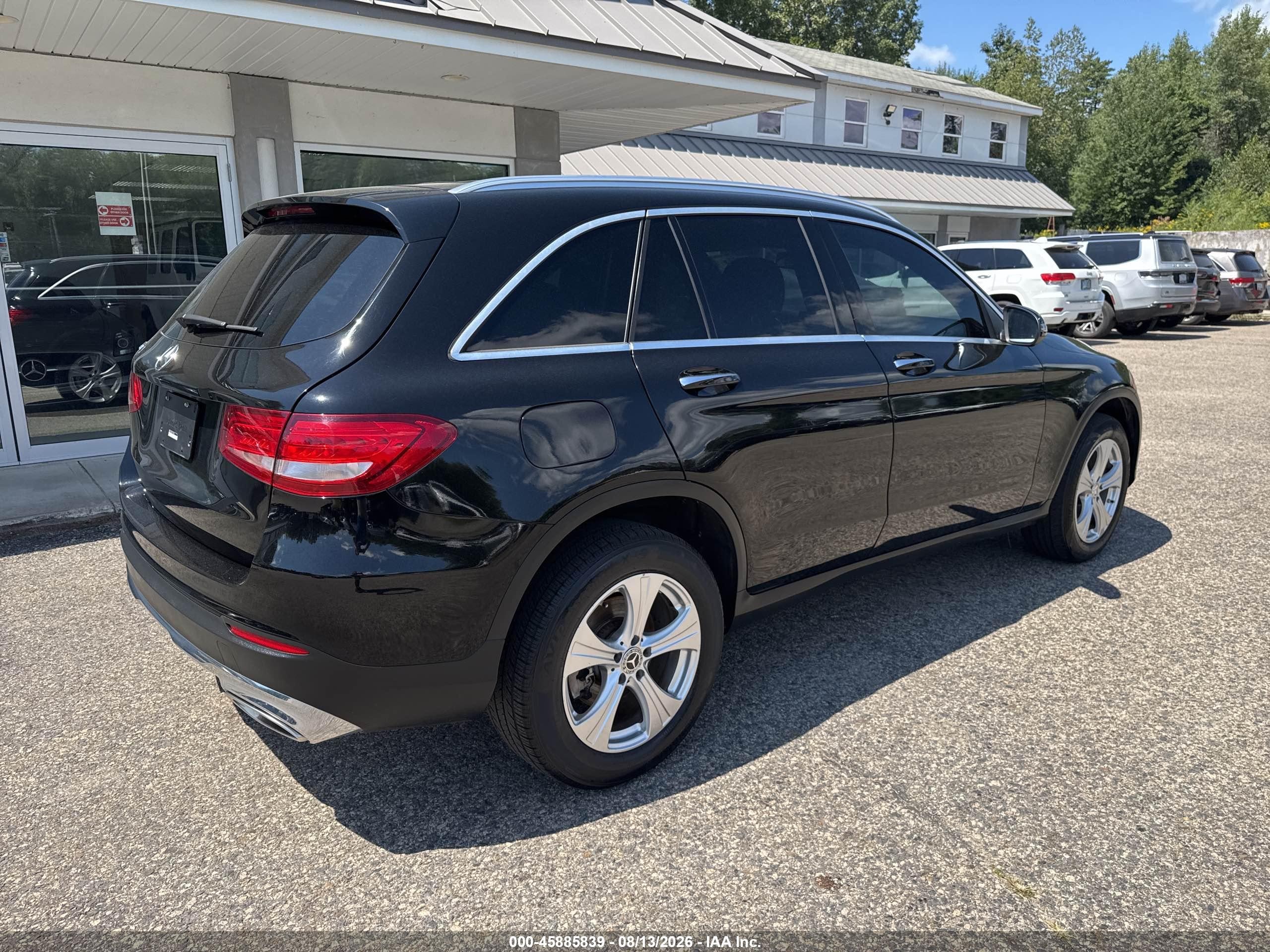 2017 Mercedes-benz Glc 300 Black vin: WDC0G4JB6HF140382