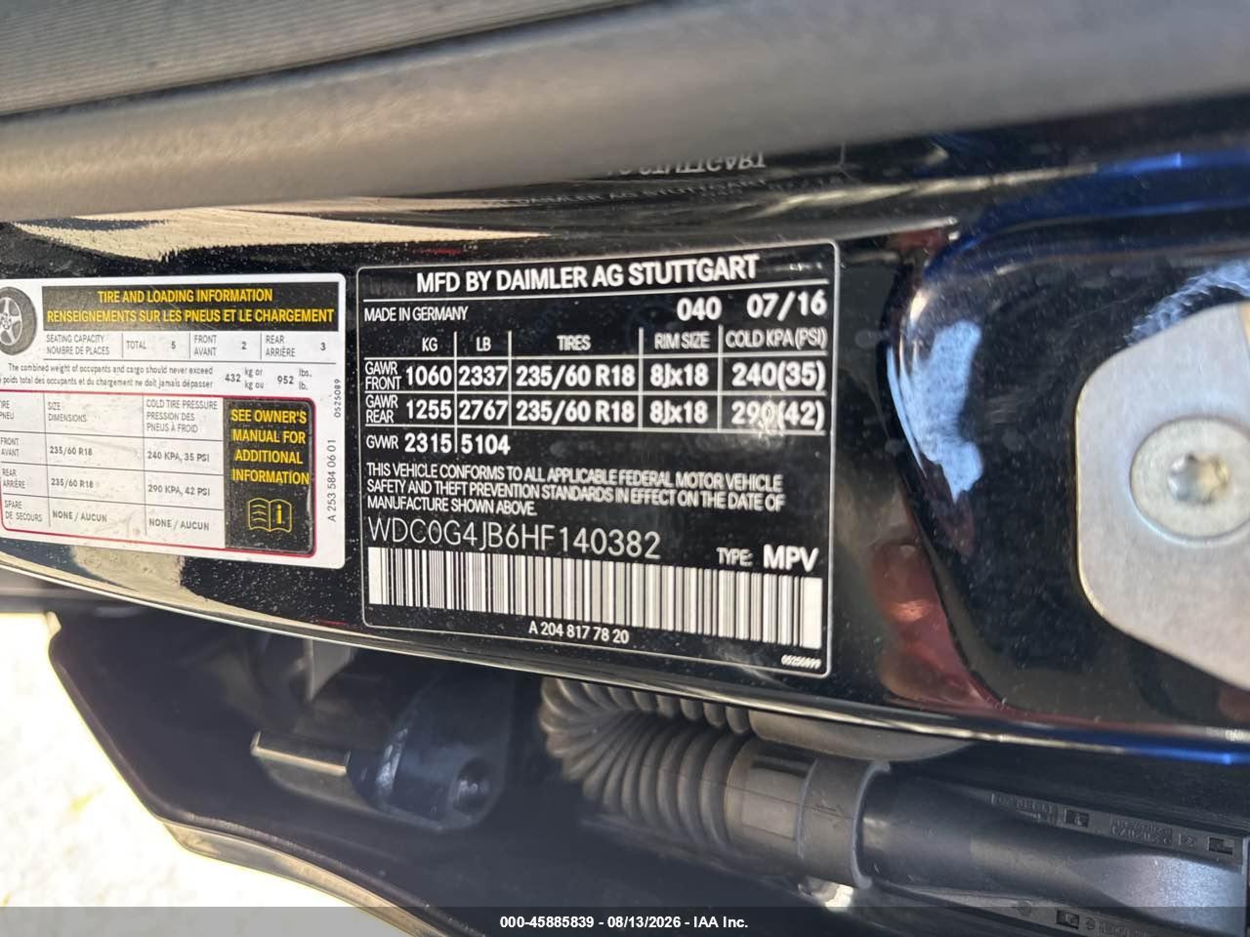 2017 Mercedes-benz Glc 300 Black vin: WDC0G4JB6HF140382