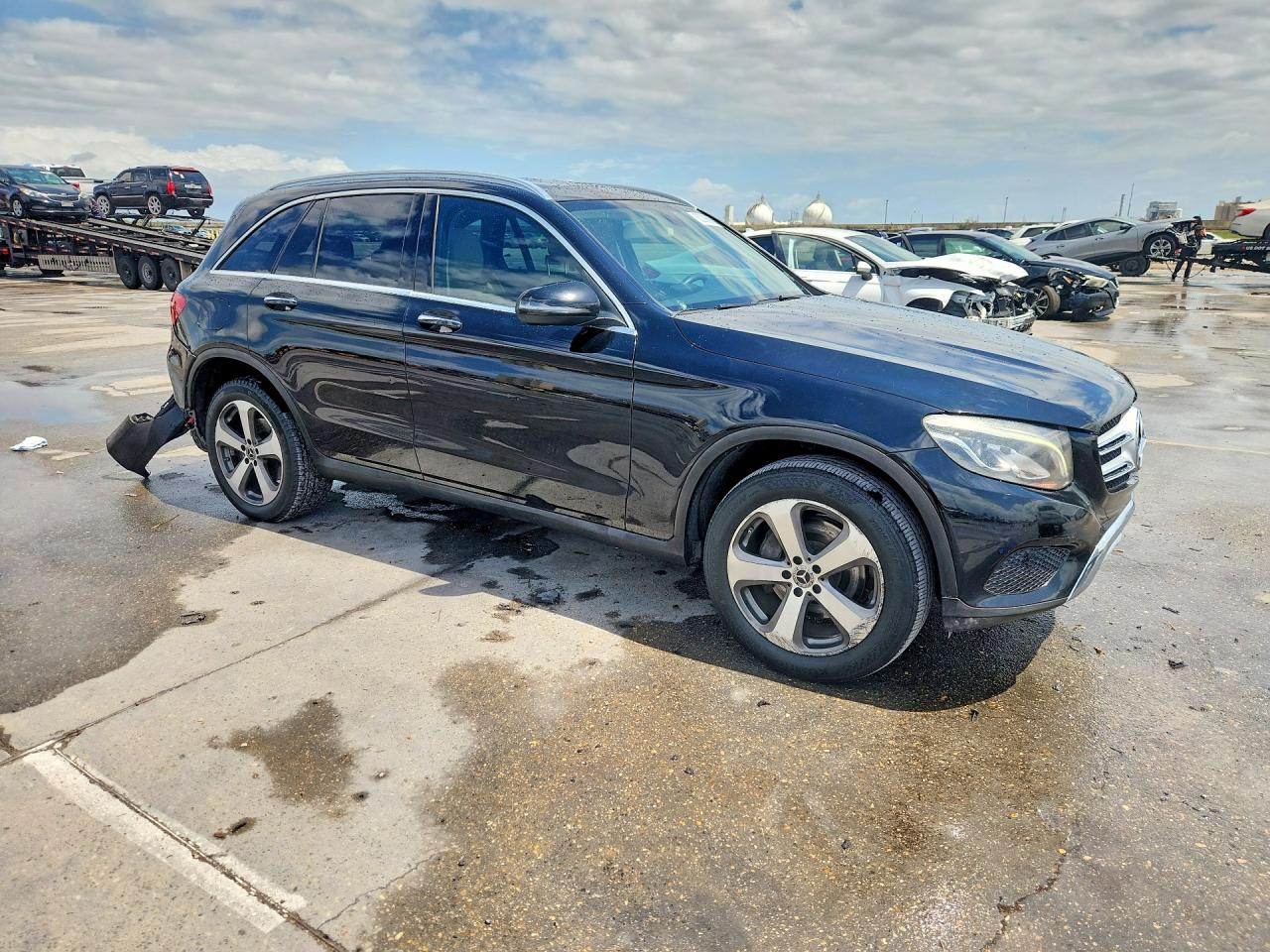 2019 Mercedes-benz Glc 300 Black vin: WDC0G4JB6KV134319