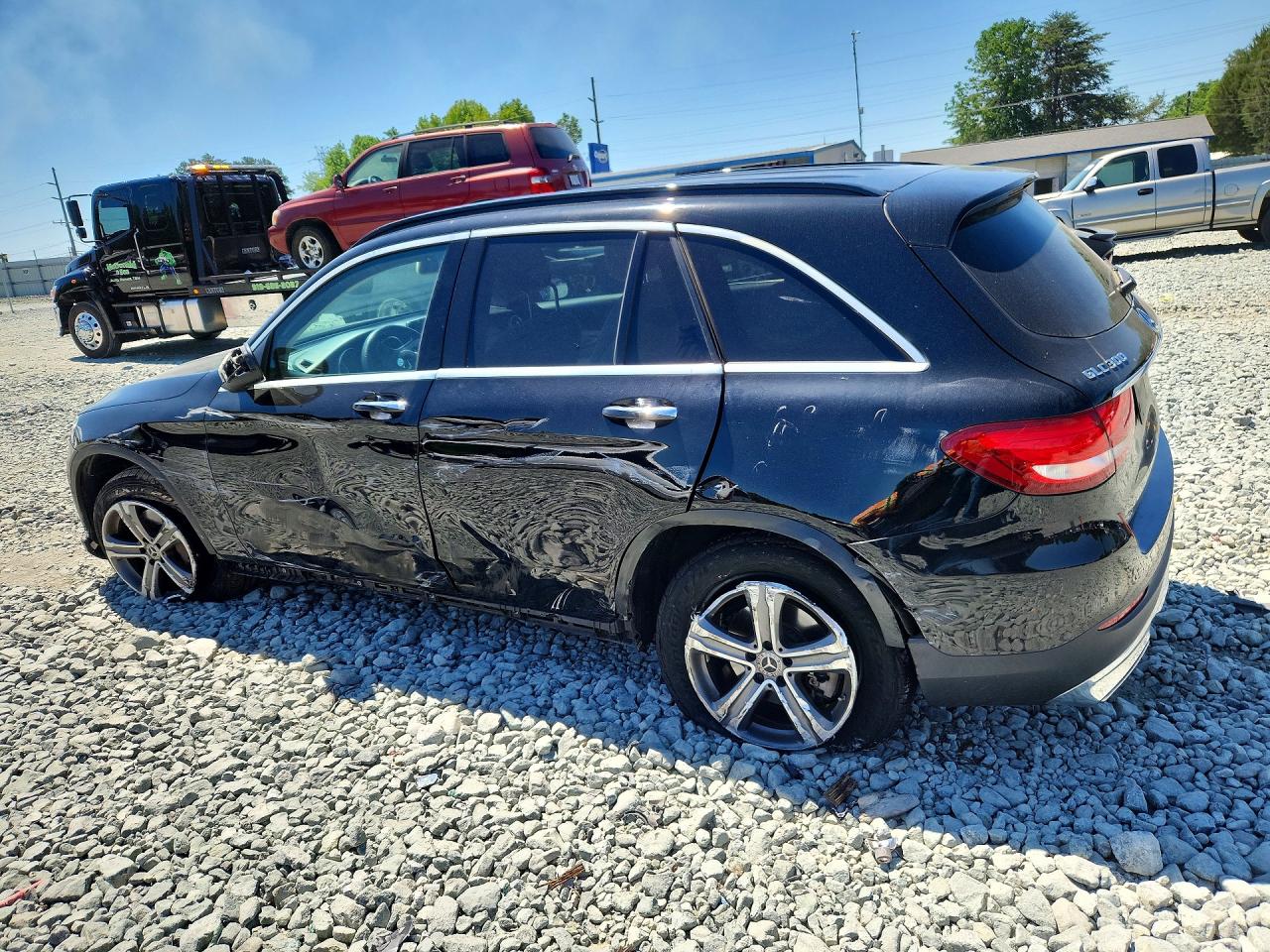 2019 Mercedes-benz Glc Black vin: WDC0G4JB6KV145255