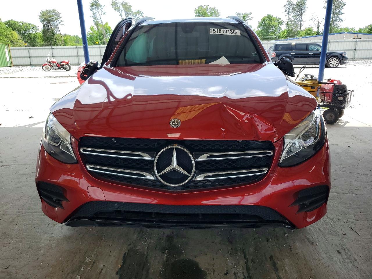2019 Mercedes-benz Glc 300 Красный vin: WDC0G4JB7KV171413