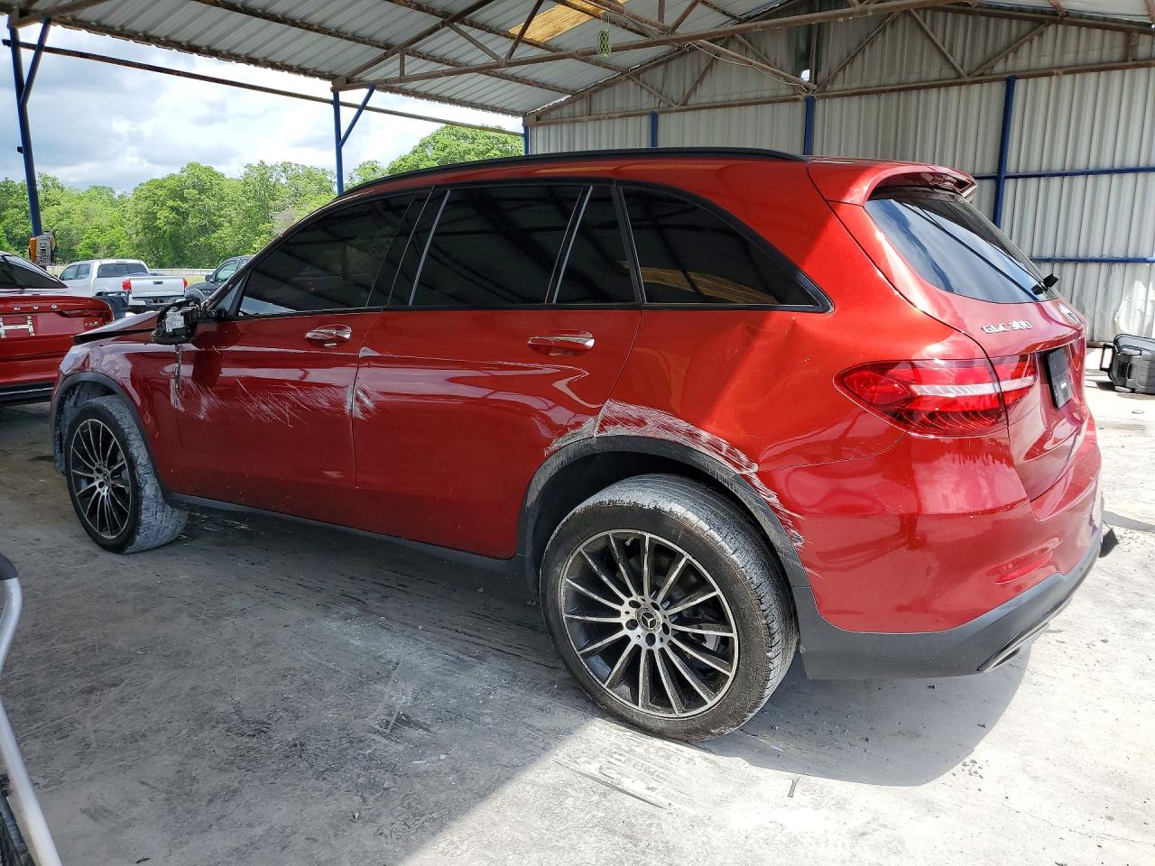 2019 Mercedes-benz Glc 300 Красный vin: WDC0G4JB7KV171413