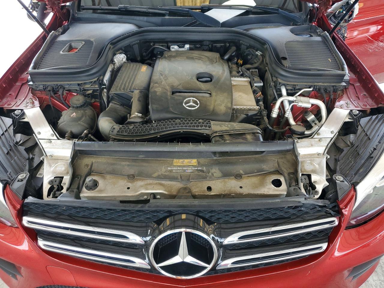 2019 Mercedes-benz Glc 300 Красный vin: WDC0G4JB7KV171413