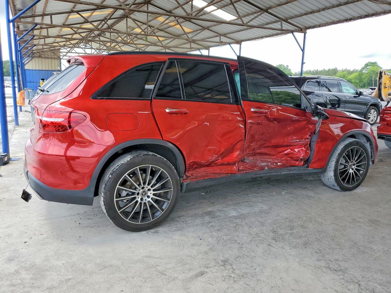 2019 Mercedes-benz Glc 300 Красный vin: WDC0G4JB7KV171413