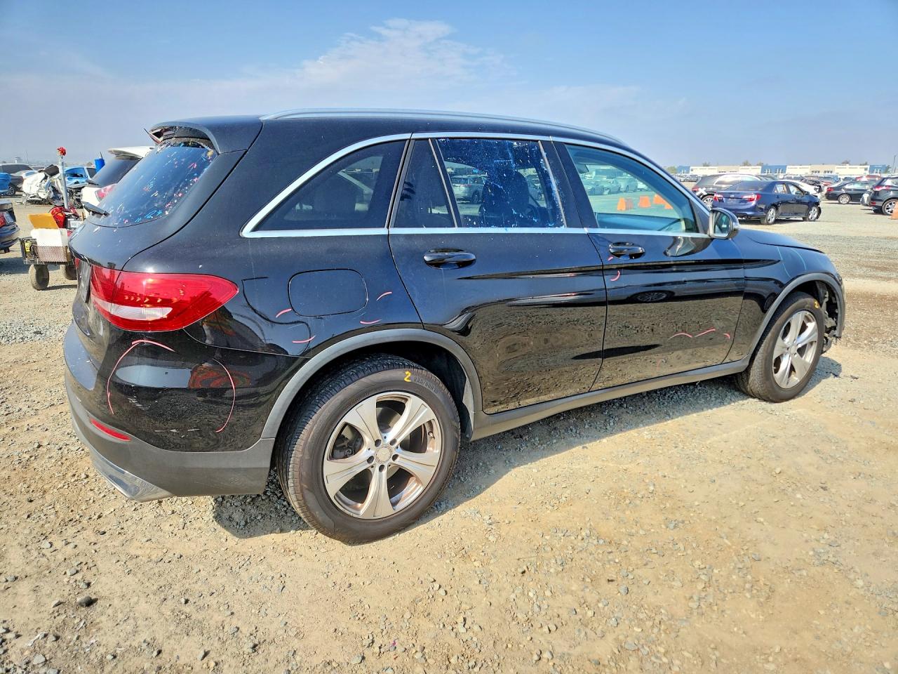 2016 Mercedes-benz Glc 300 Black vin: WDC0G4JBXGF070089