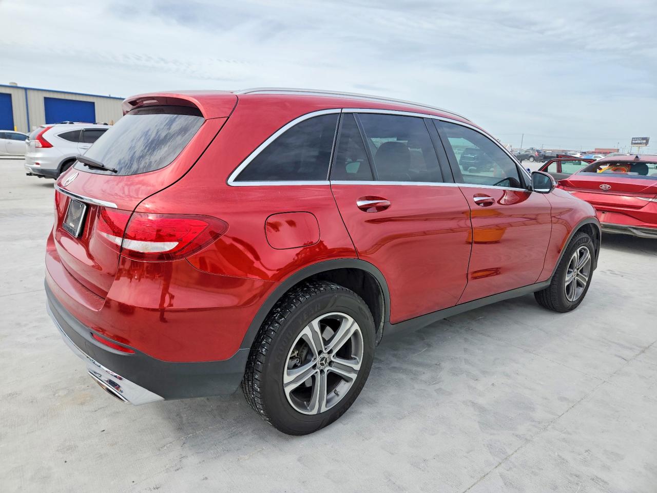 2019 Mercedes-benz Glc 300 Red vin: WDC0G4JBXKF572819