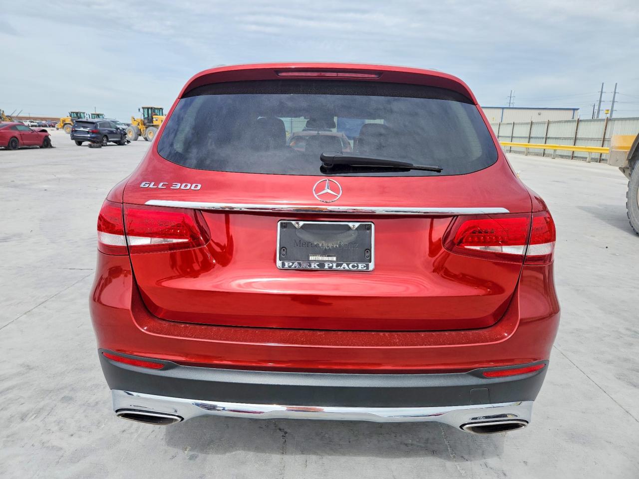 2019 Mercedes-benz Glc 300 Red vin: WDC0G4JBXKF572819