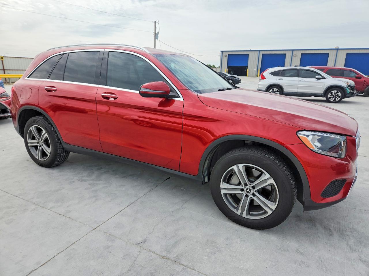 2019 Mercedes-benz Glc 300 Red vin: WDC0G4JBXKF572819