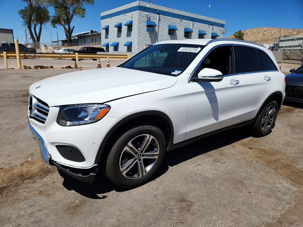 2019 Mercedes-benz Glc 300 4matic Белый vin: WDC0G4KB0KF641824