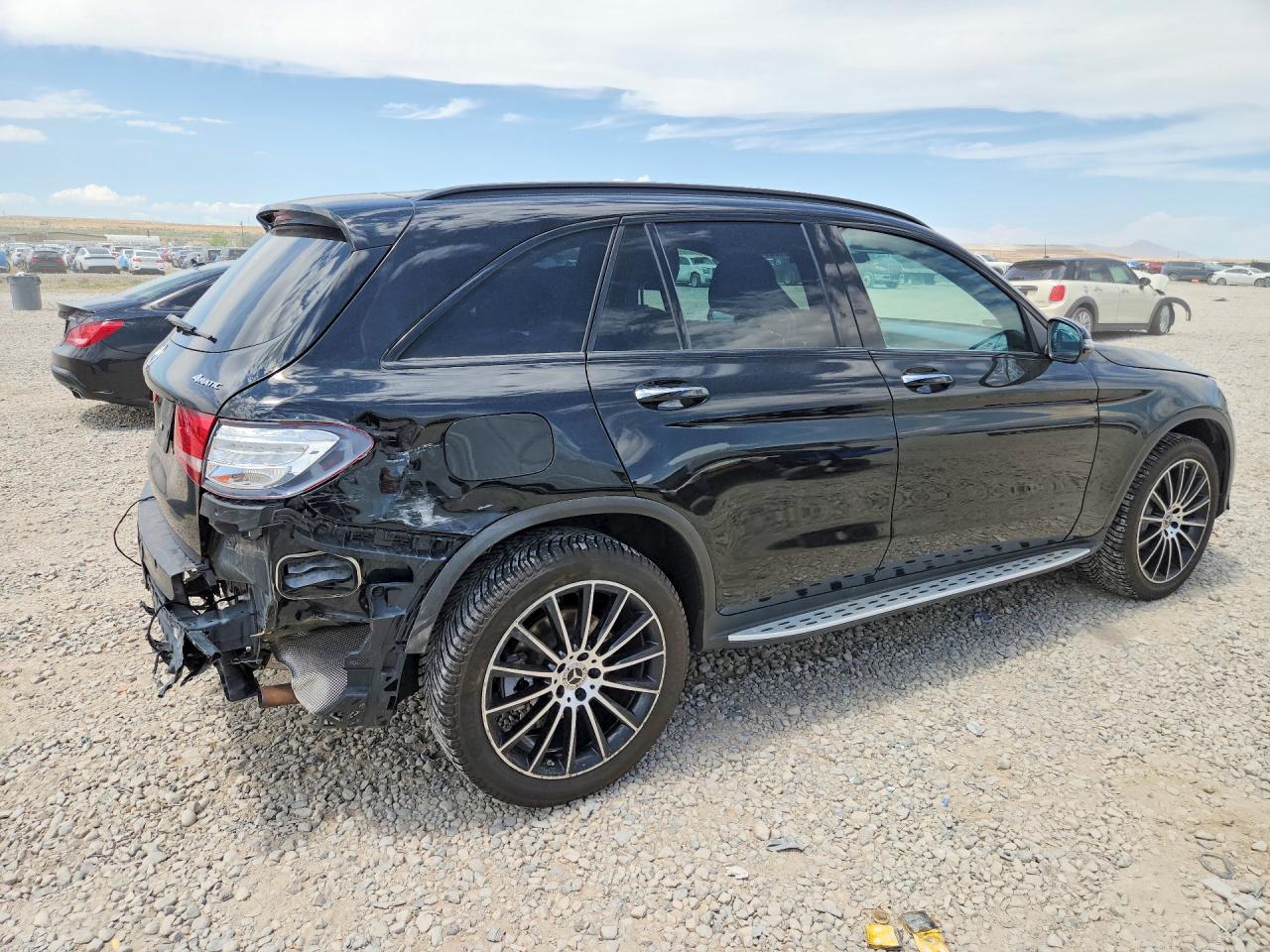 2019 Mercedes-benz Glc 300 4matic Black vin: WDC0G4KB0KV124271