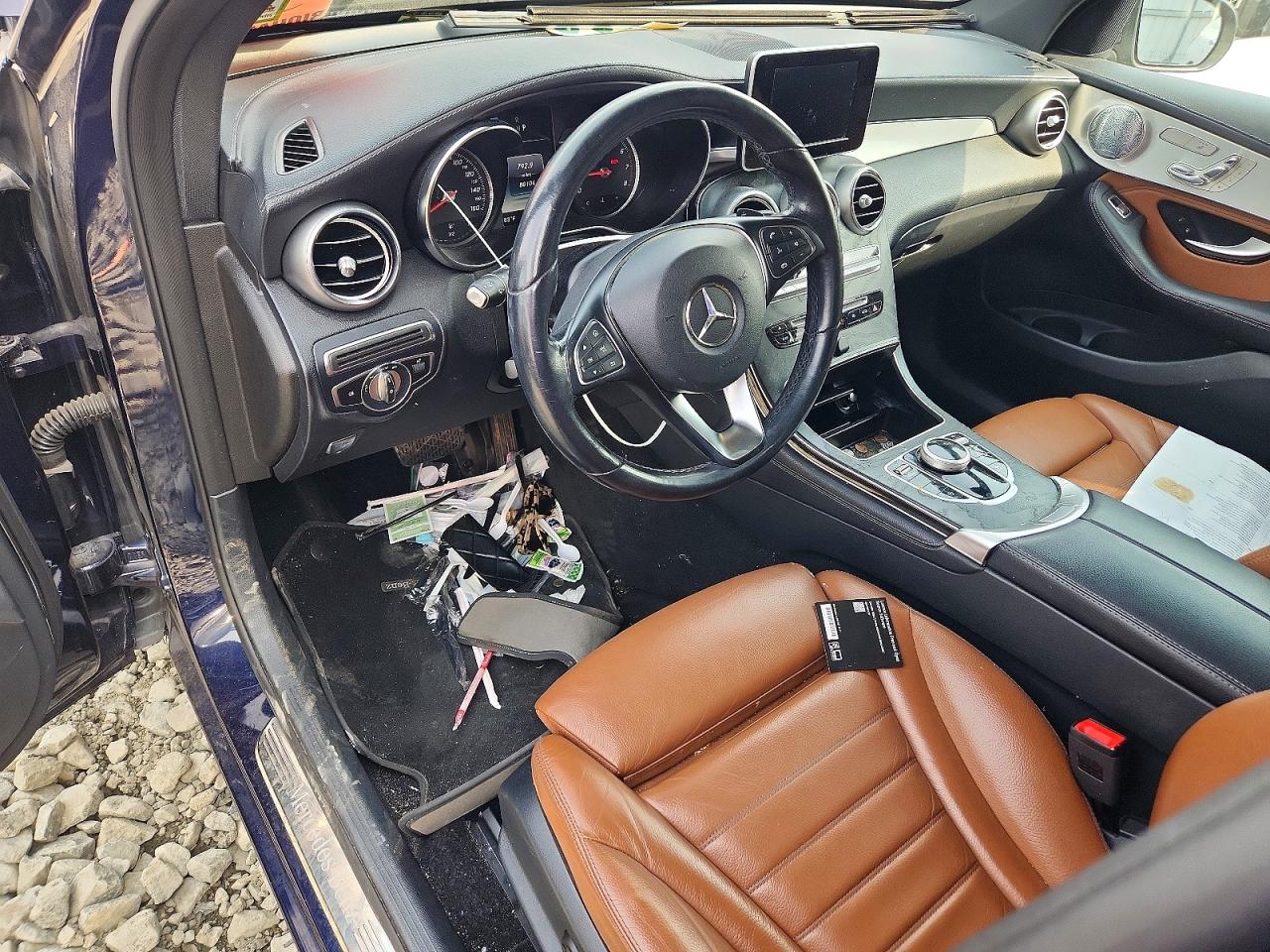 2019 Mercedes-benz Glc 300 4matic Blue vin: WDC0G4KB0KV132578