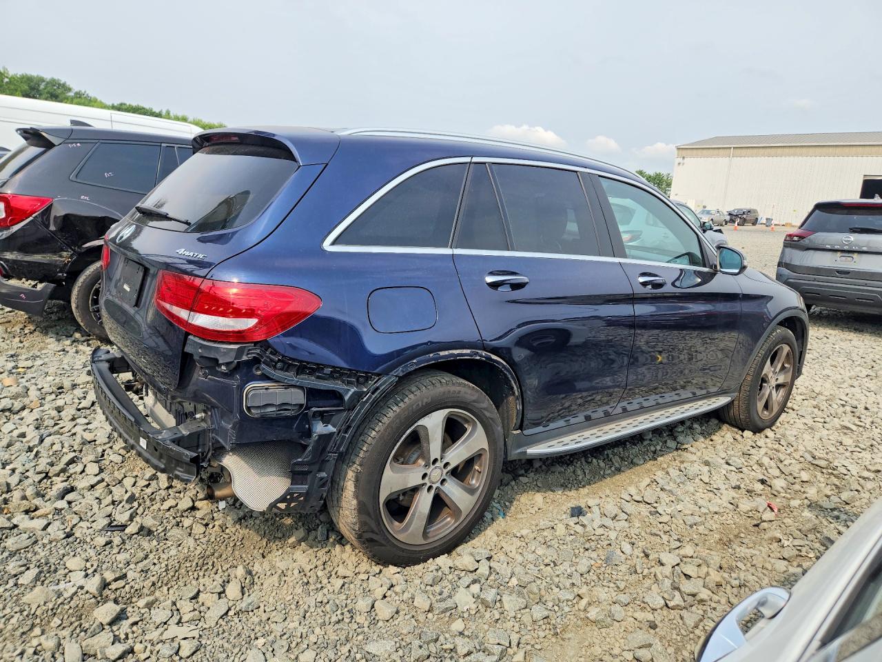 2019 Mercedes-benz Glc 300 4matic Blue vin: WDC0G4KB0KV132578
