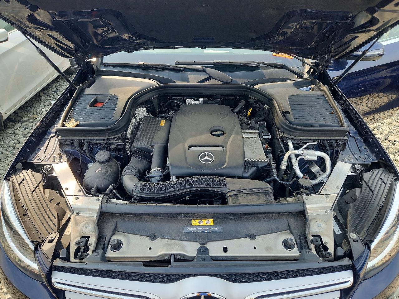 2019 Mercedes-benz Glc 300 4matic Blue vin: WDC0G4KB0KV132578